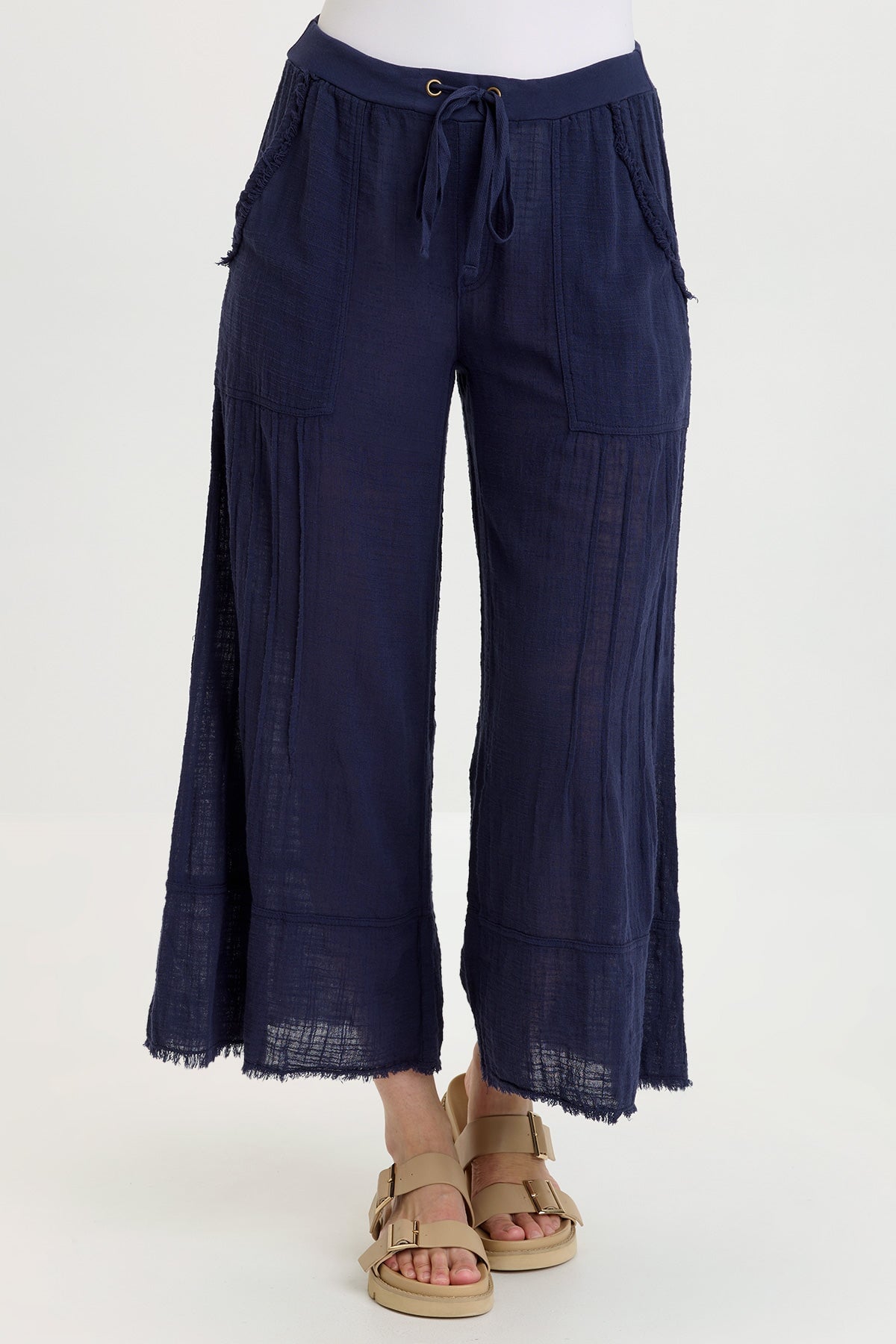 Wearables Ace Gauze Wide Leg Crop 
