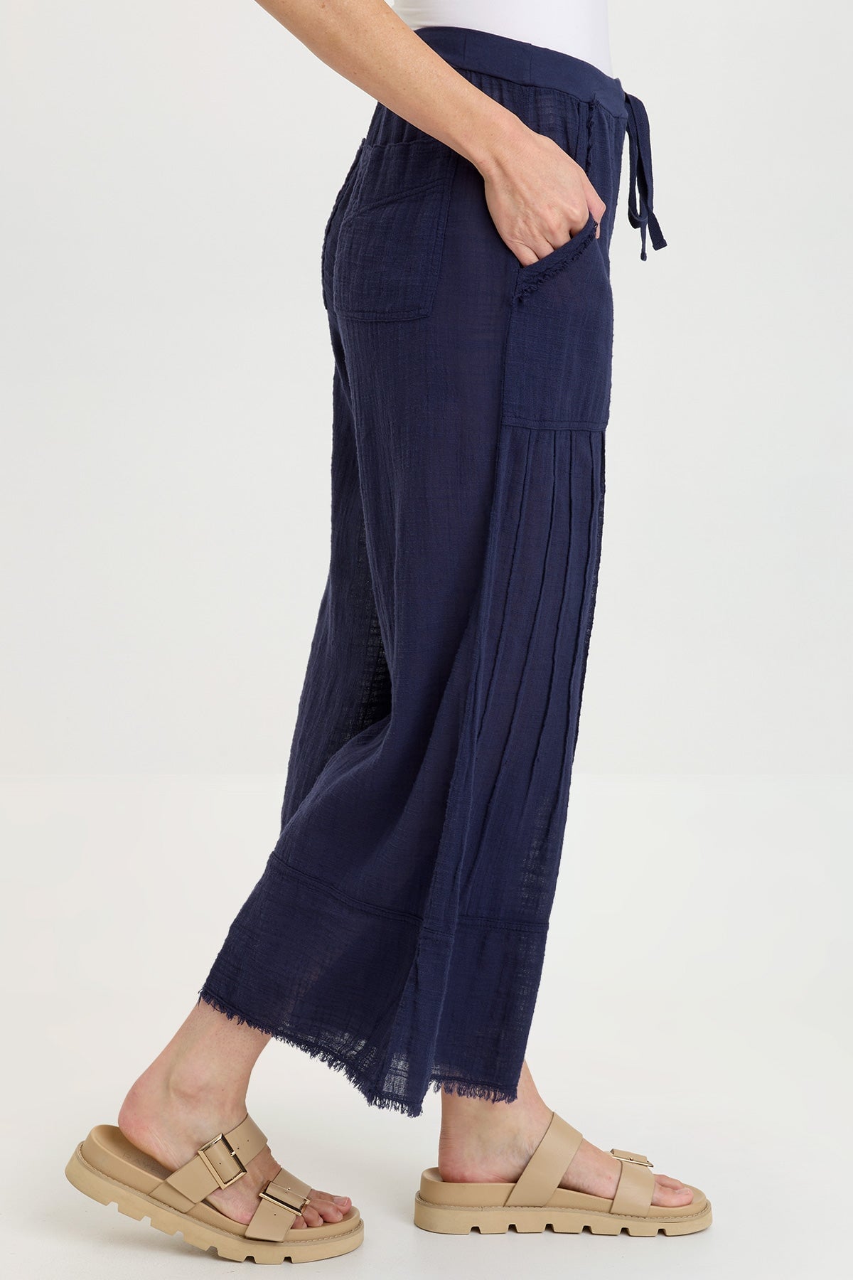 Wearables Ace Gauze Wide Leg Crop 