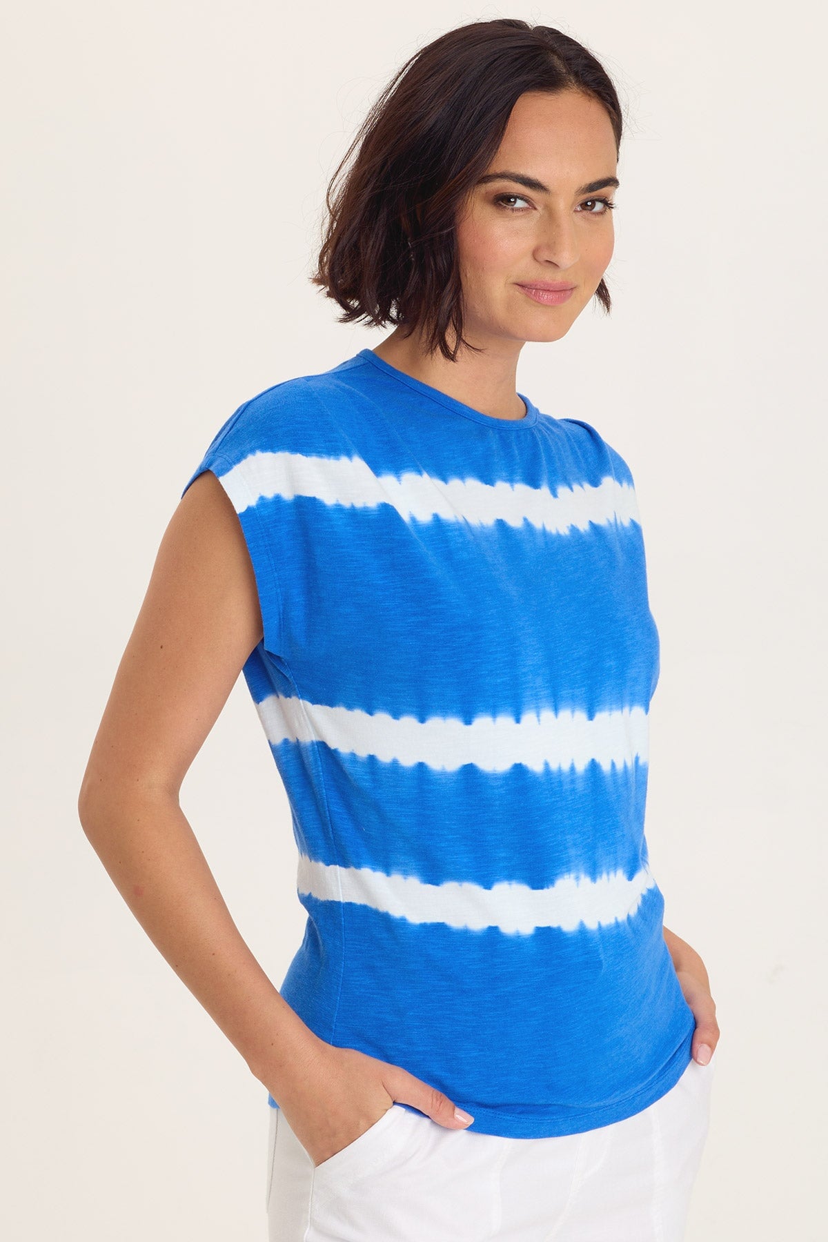 Wearables Arwen Soft Jersey Mock Neck Tee 