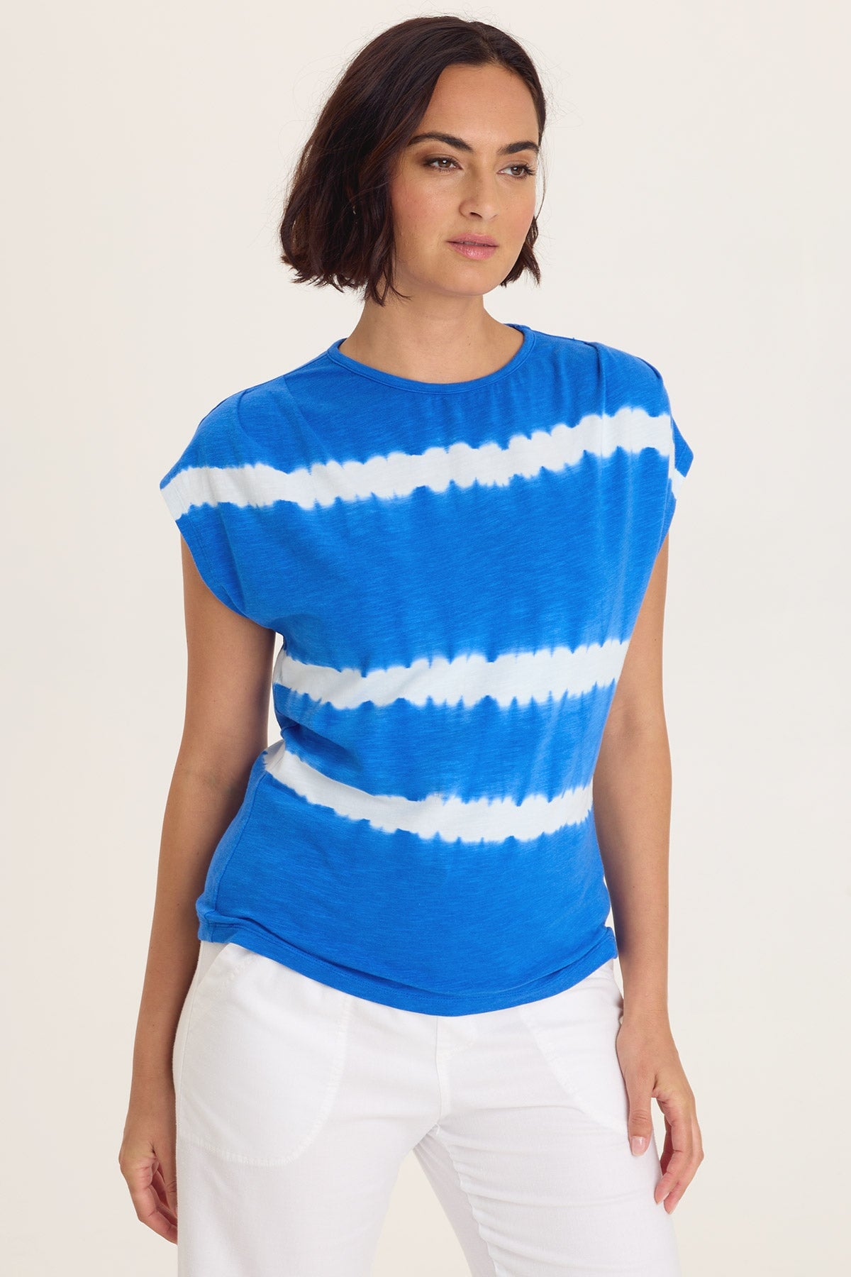 Wearables Arwen Soft Jersey Mock Neck Tee 