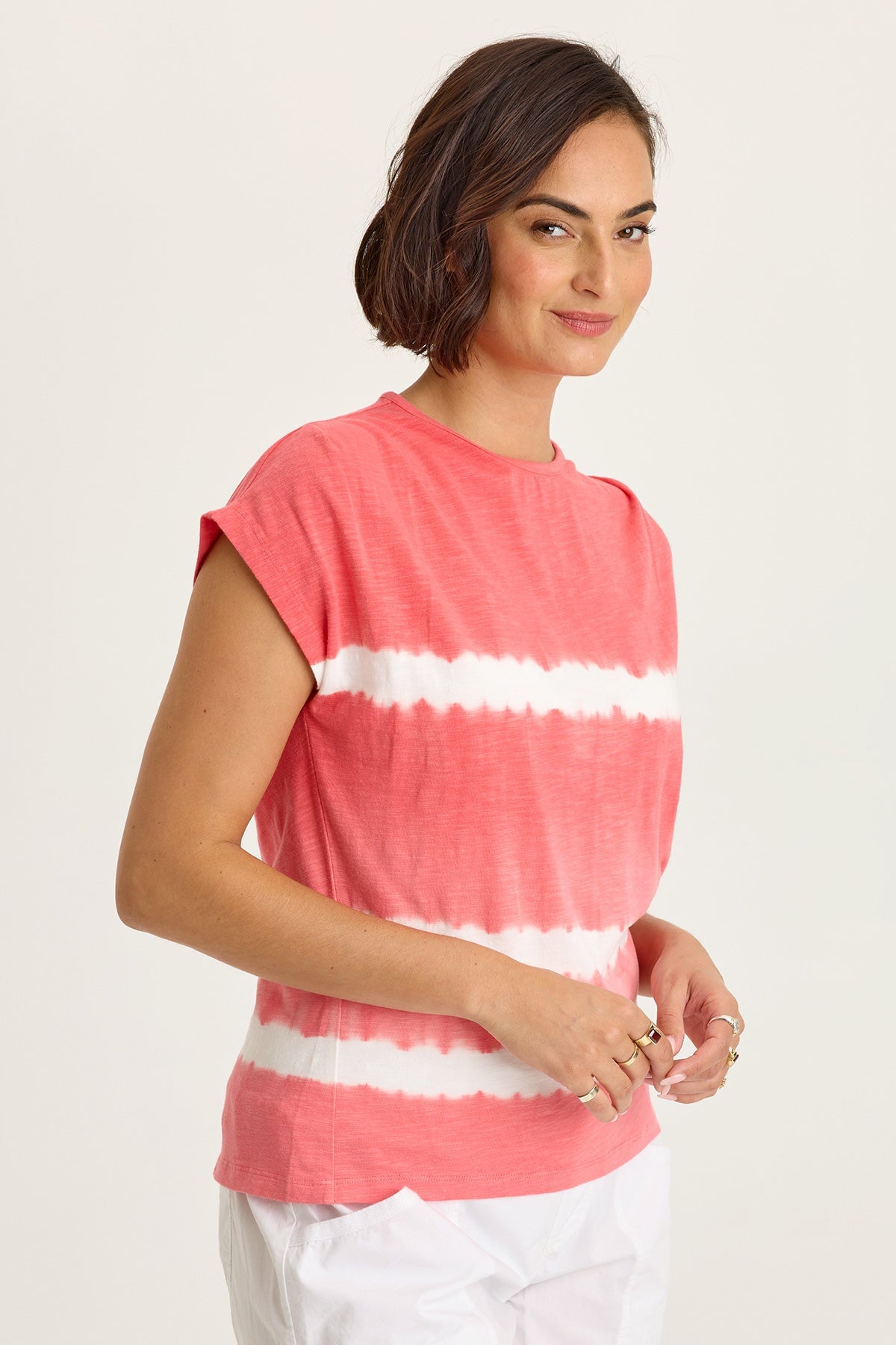 Wearables Arwen Soft Jersey Mock Neck Tee 