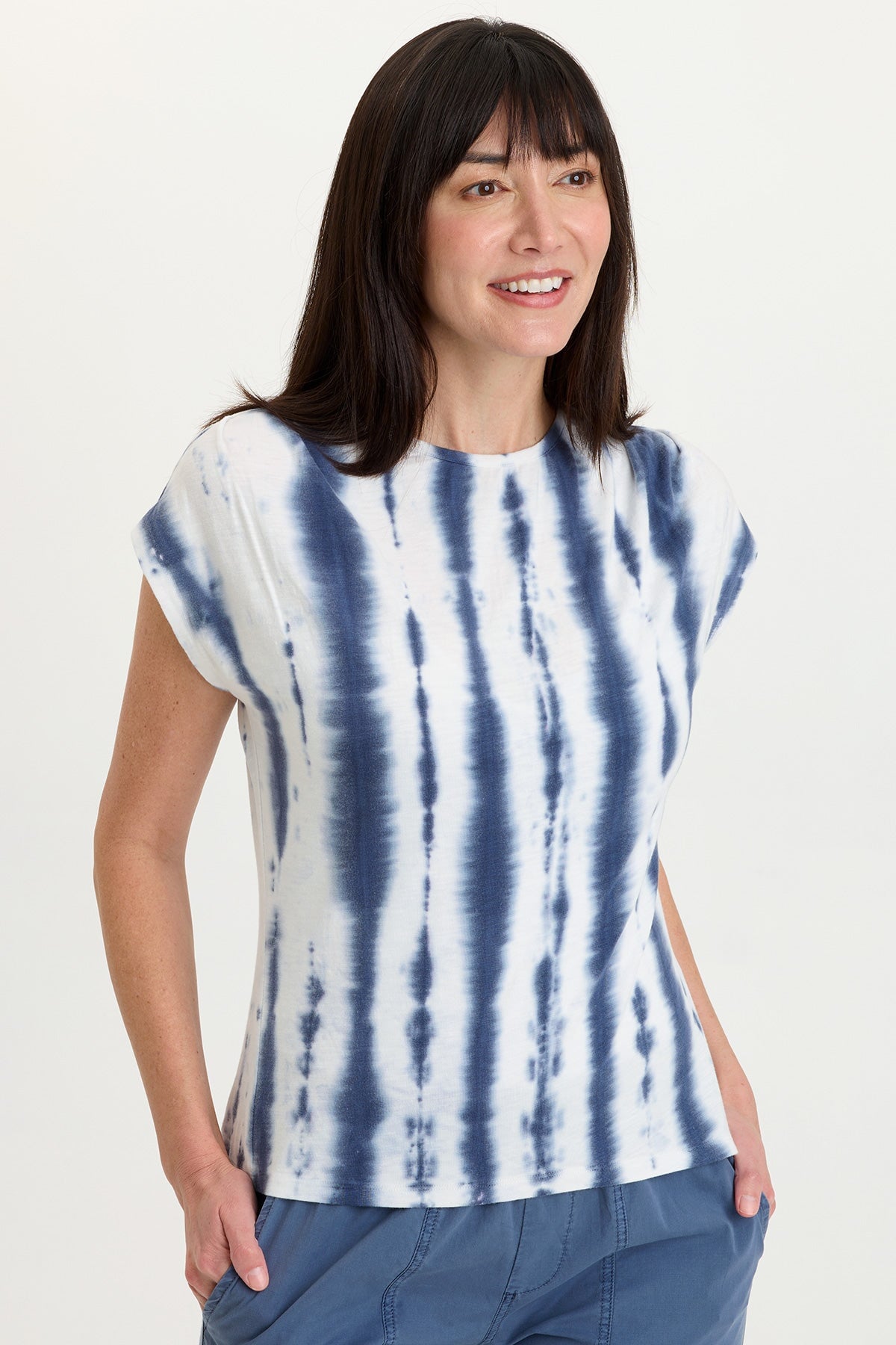 Wearables Arwen Soft Jersey Mock Neck Tee 