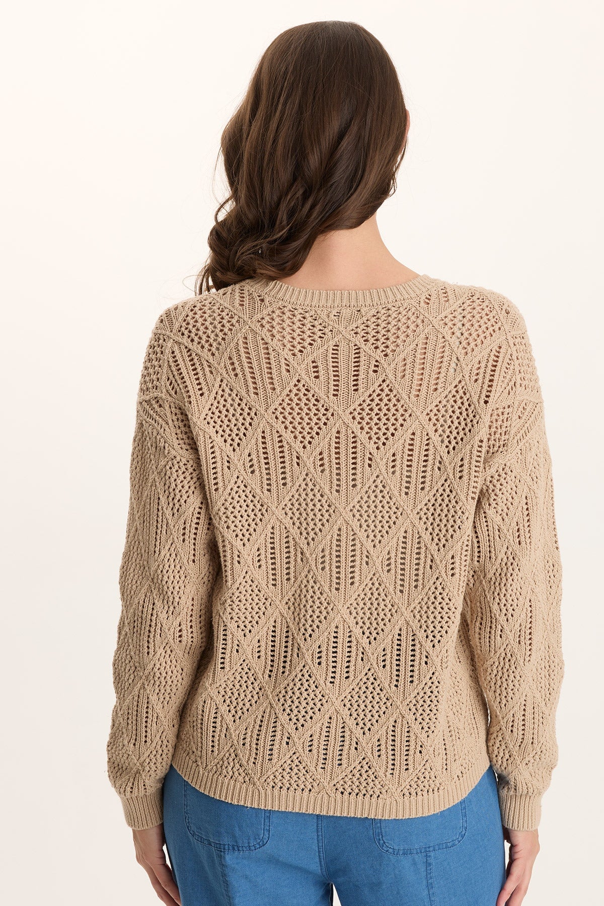 XCVI Rothwell Cotton Knit Relaxed-Fit Sweater Top 