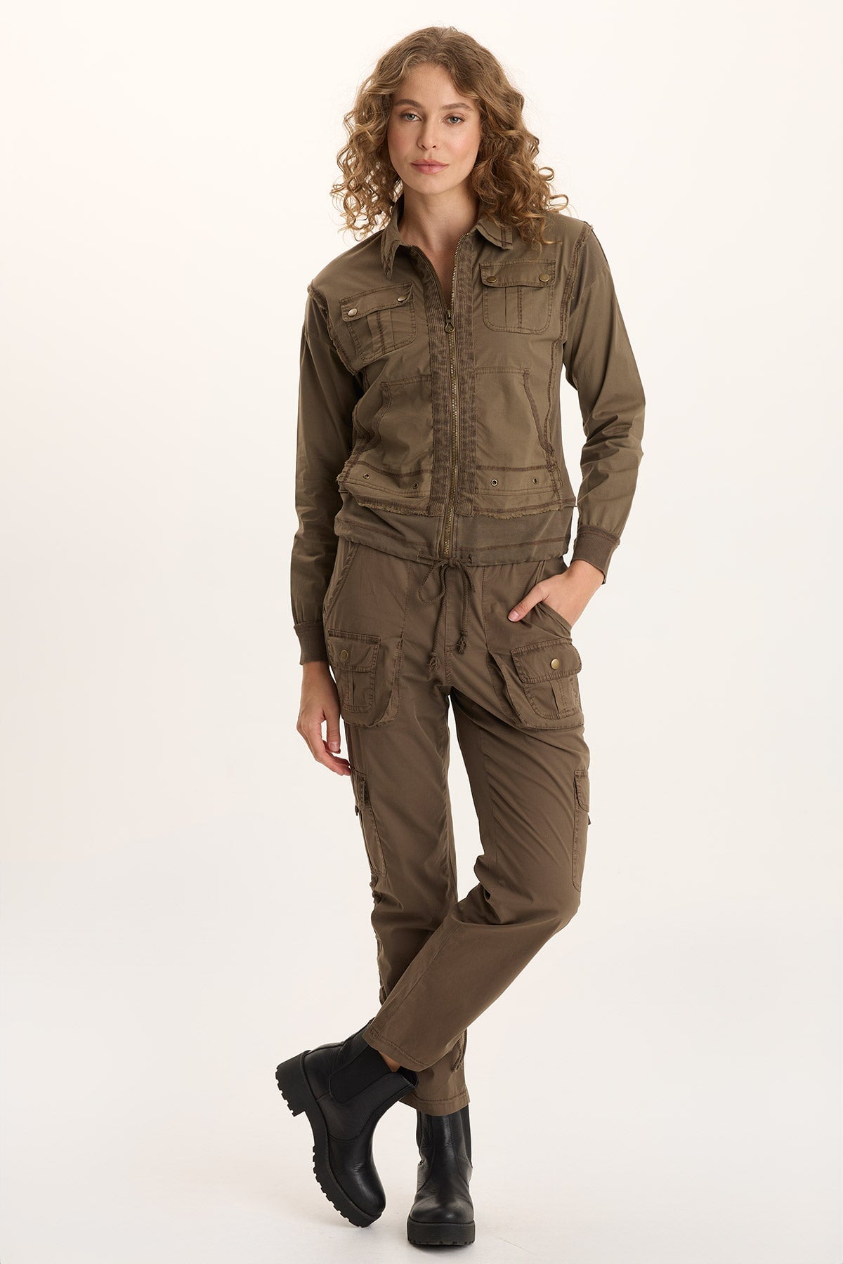 XCVI Keon Cinchable Slim Leg Cargo Pant