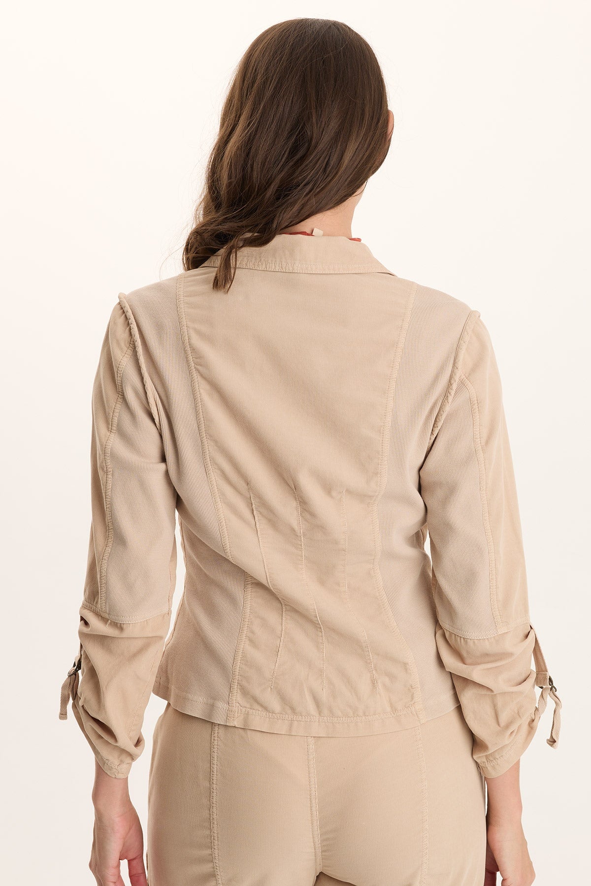 XCVI Eino Corduroy Fitted Blazer Jacket 