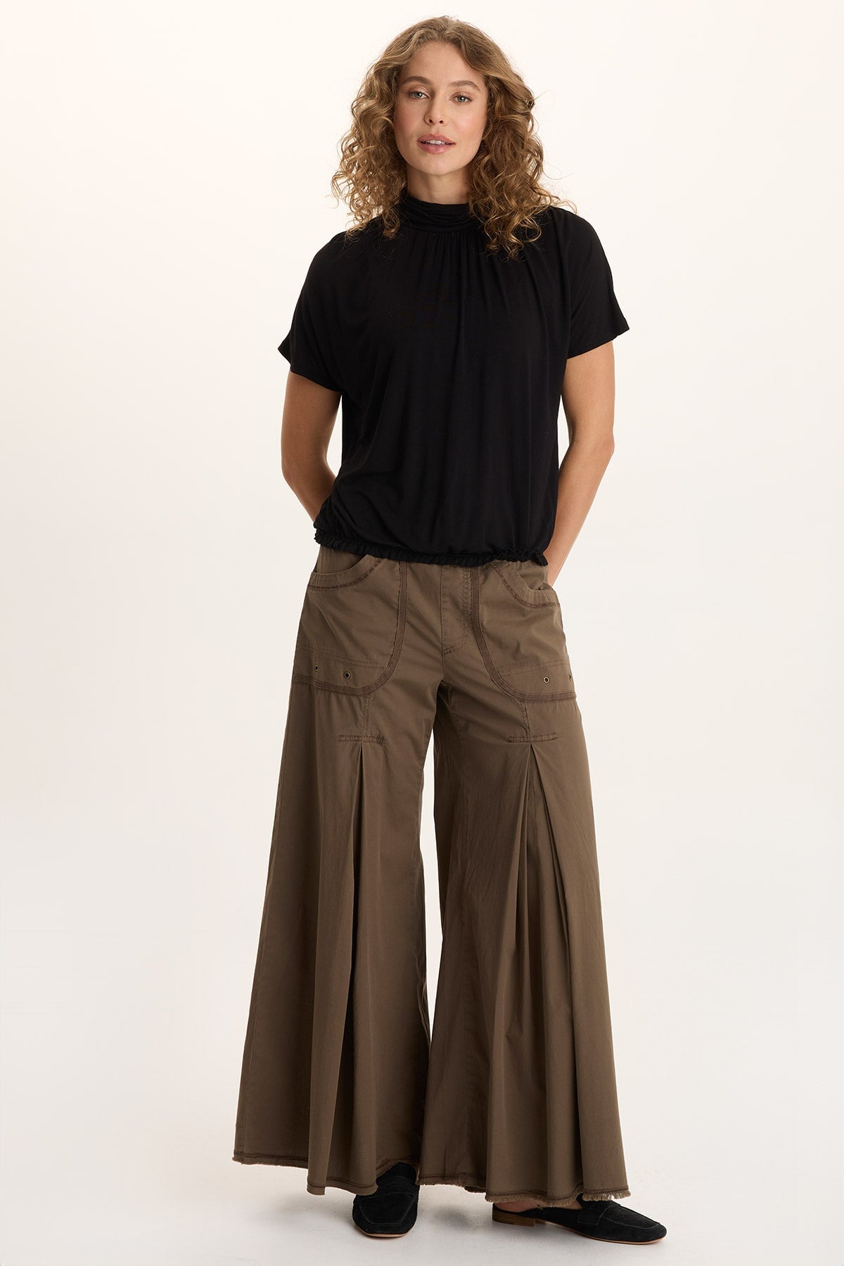 XCVI Nevins Ultra Wide Leg Drawstring Pant