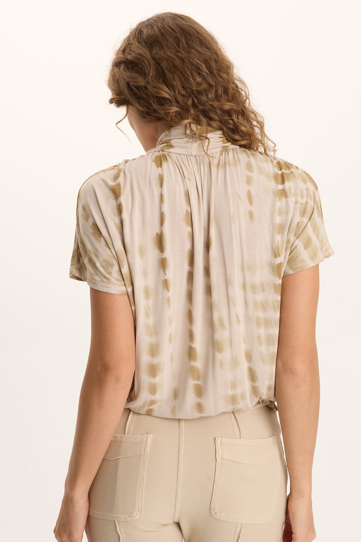 XCVI Viggo Soft Jersey Turtleneck Banded Tee 