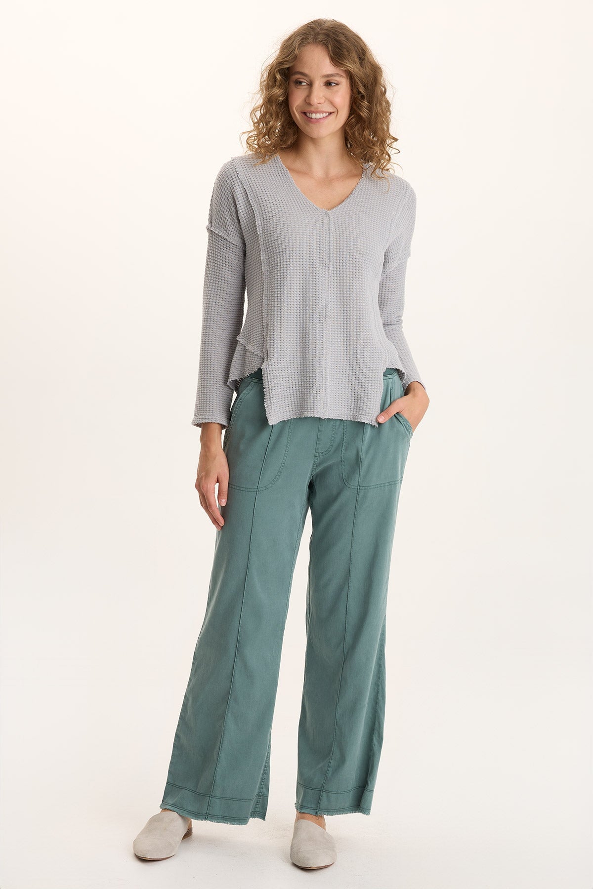 XCVI Orn Tencel Wide-Leg Pull-On Pant