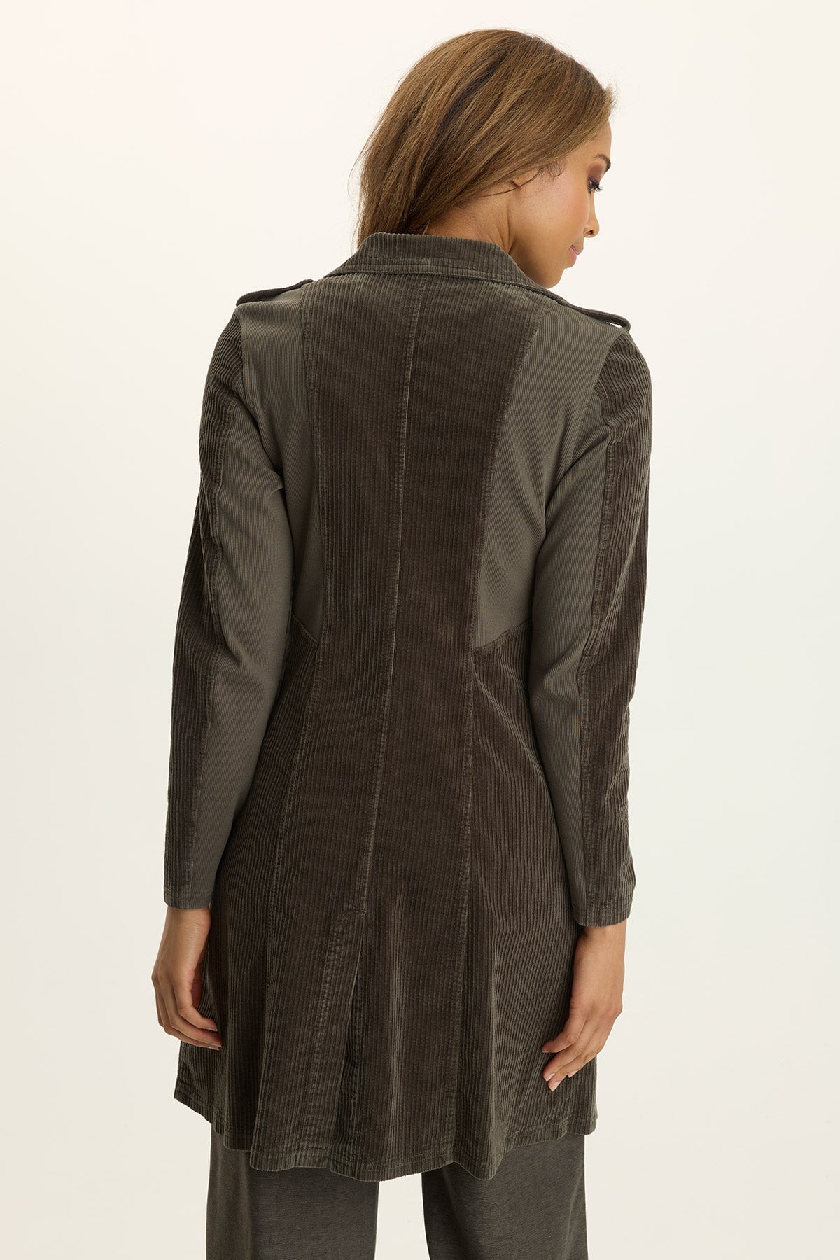 Wearables Risto Corduroy Longline Trench