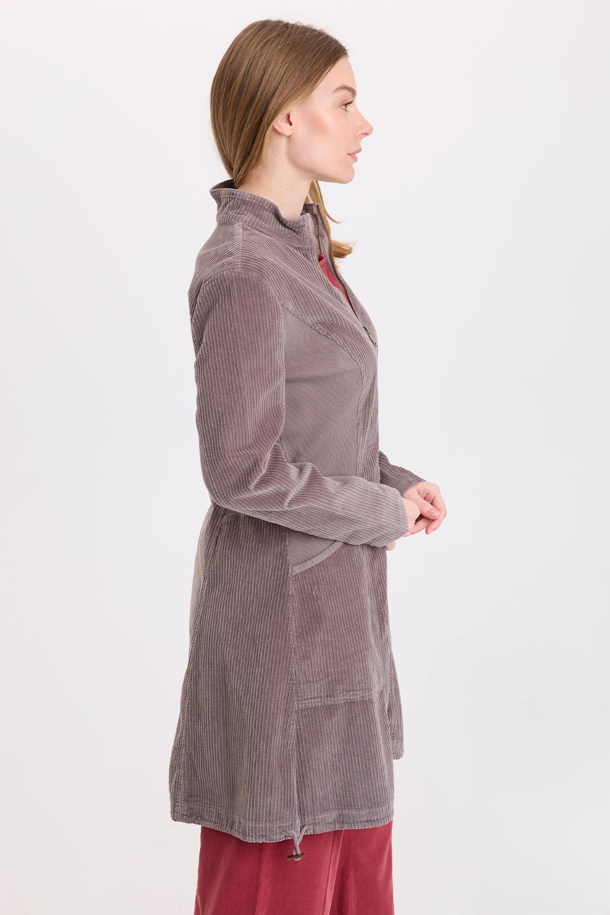 Wearables Uzma Corduroy Jacket-Dress 