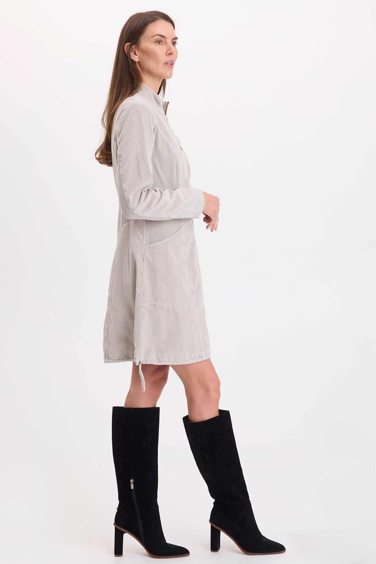 Wearables Uzma Corduroy Jacket-Dress 