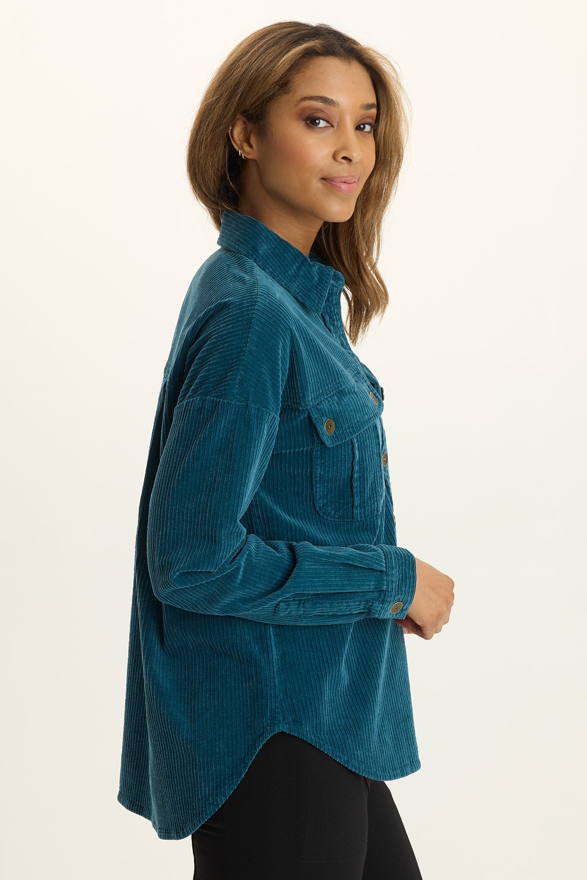 Wearables Smithson Corduroy Relaxed-Fit Shacket 