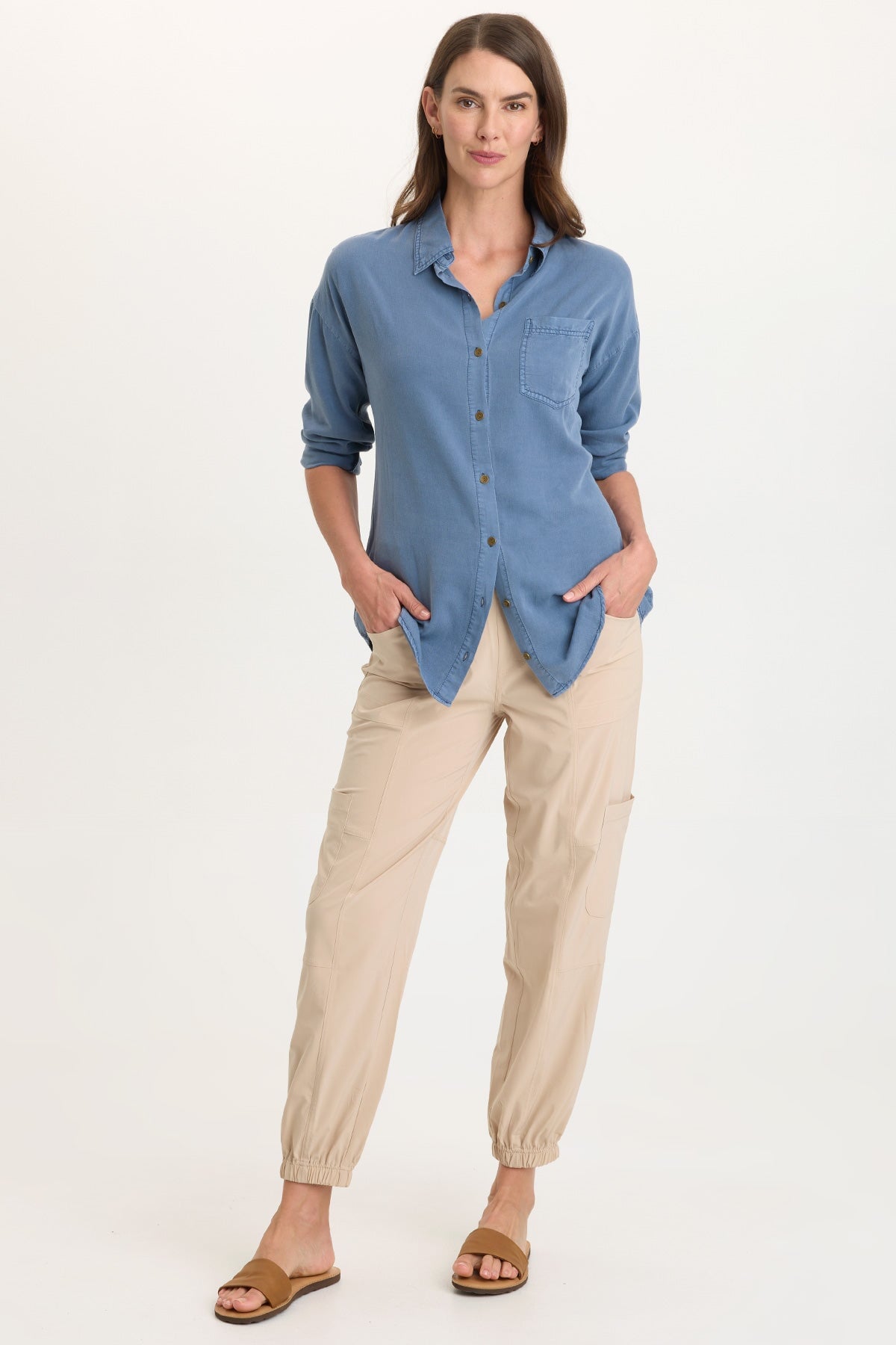 Wearables Dusten Lightweight Oversize Button-Up 