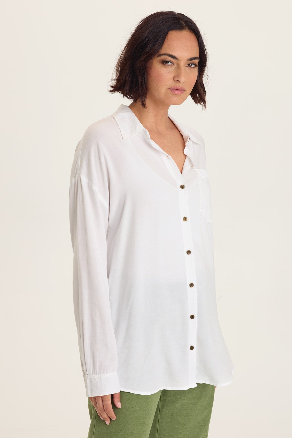 Wearables Dusten Lightweight Oversize Button-Up 