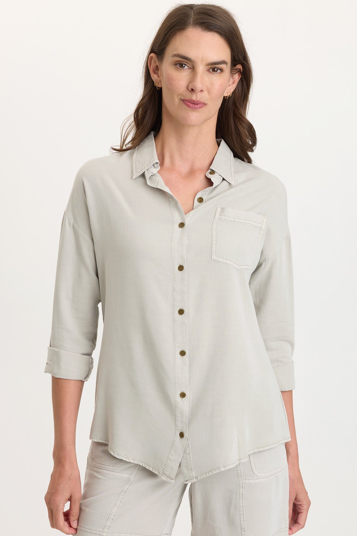 Wearables Dusten Lightweight Oversize Button-Up 