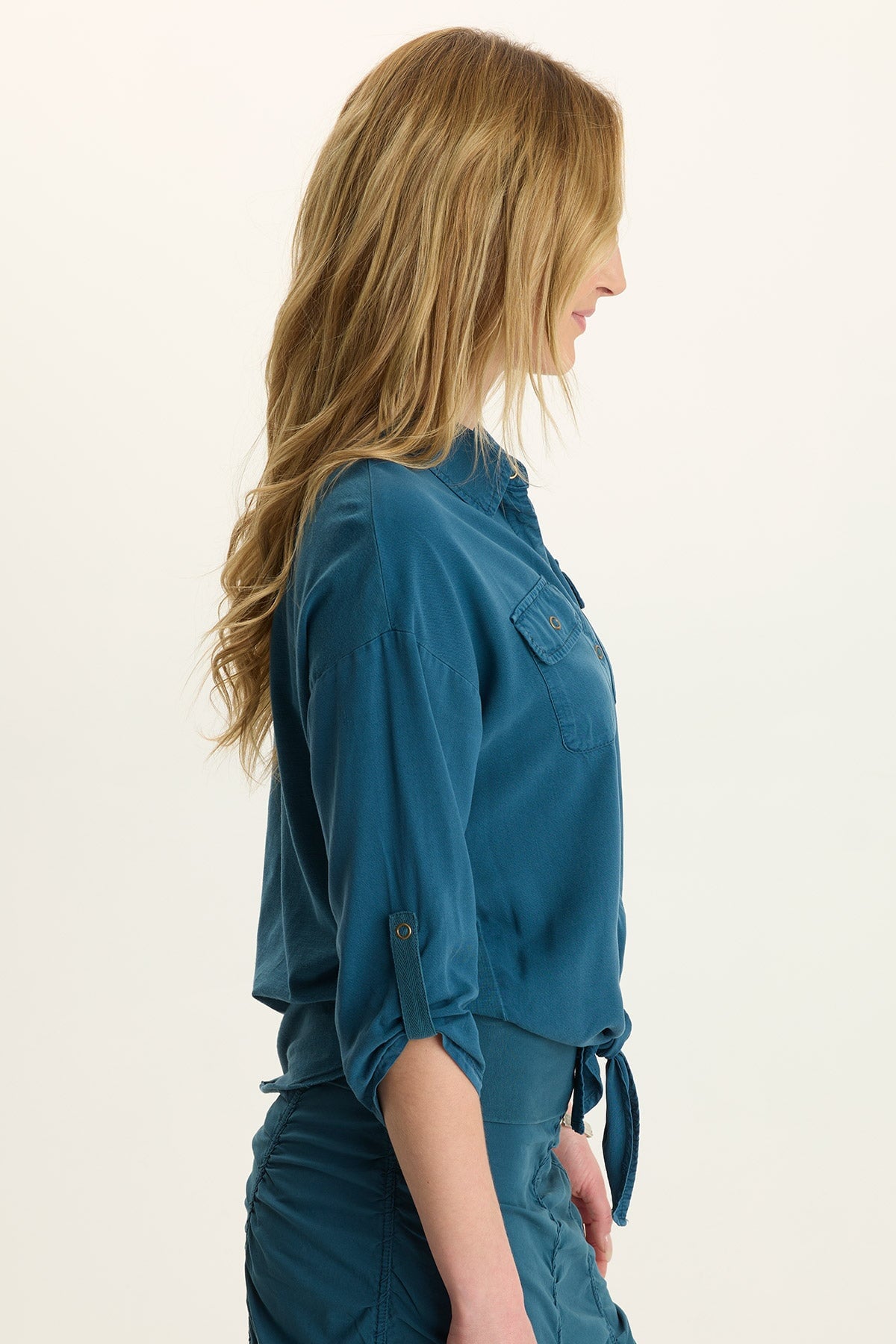 Wearables Tyrell Lightweight Tie-Front Button-Up 