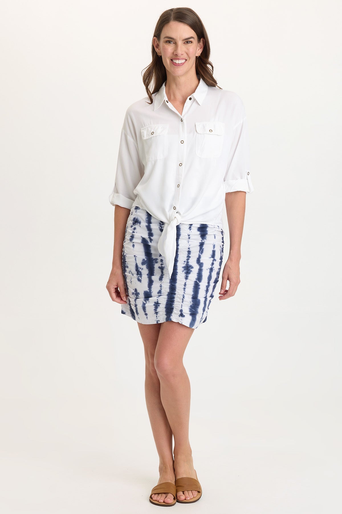 Wearables Tyrell Lightweight Tie-Front Button-Up 