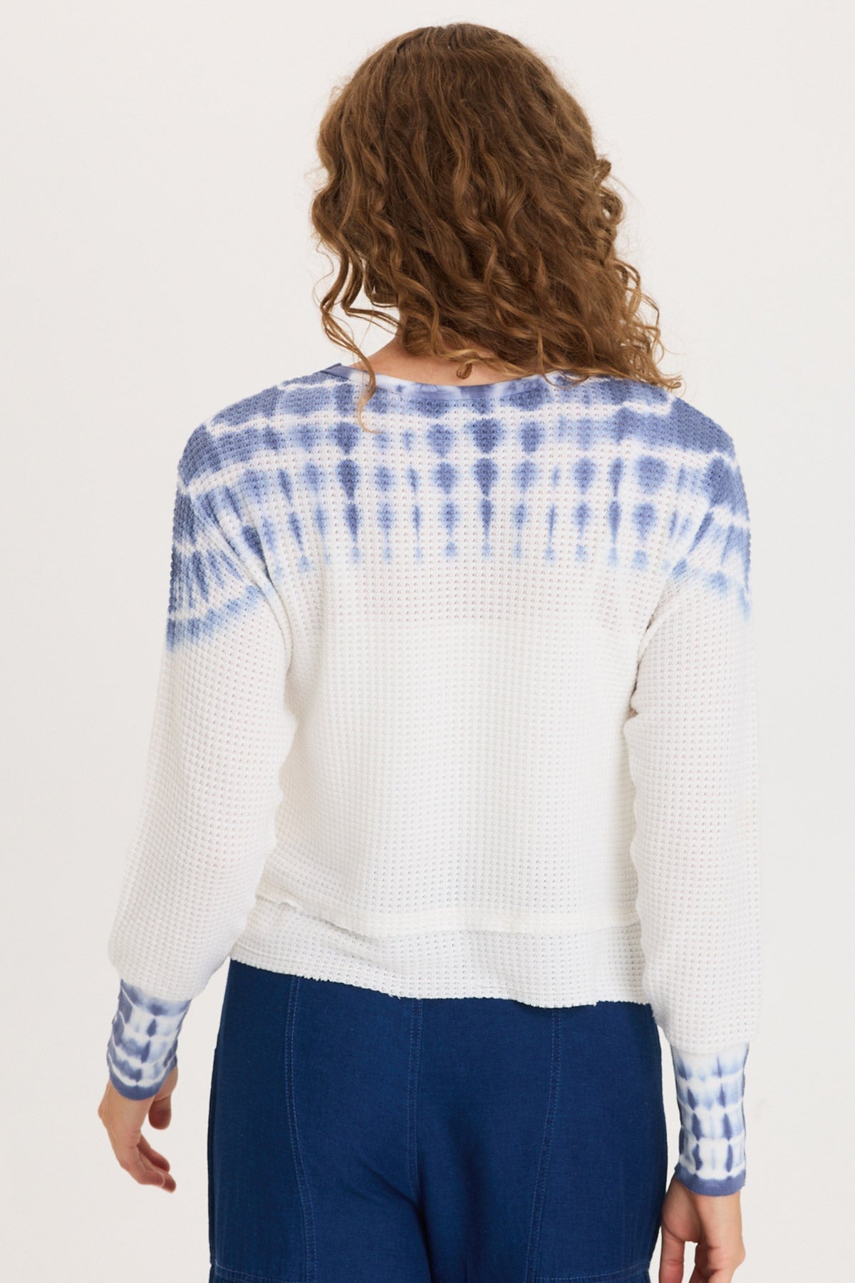 XCVI Kelsoe Buttoned Cuffs Thermal Long Sleeve Top 