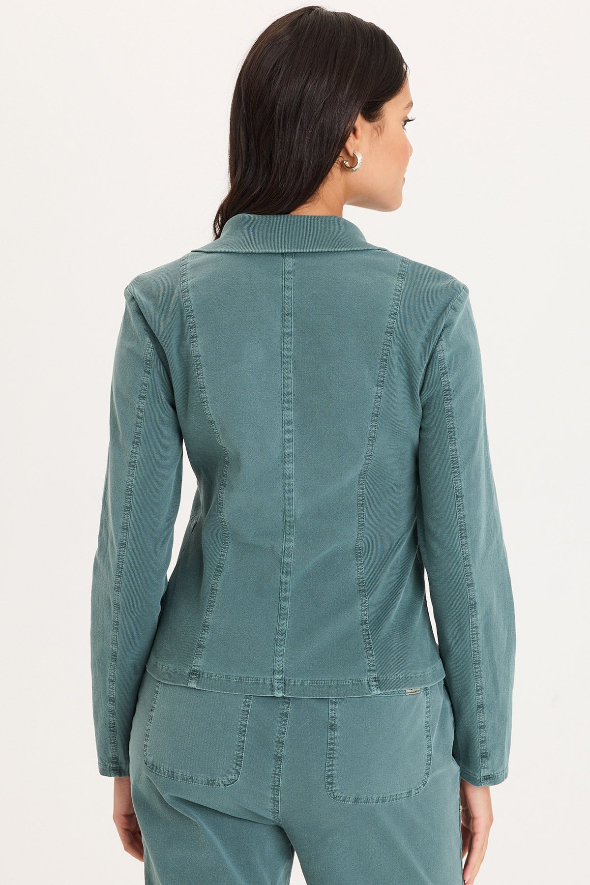 XCVI Riddell Twill Zip Up Jacket 