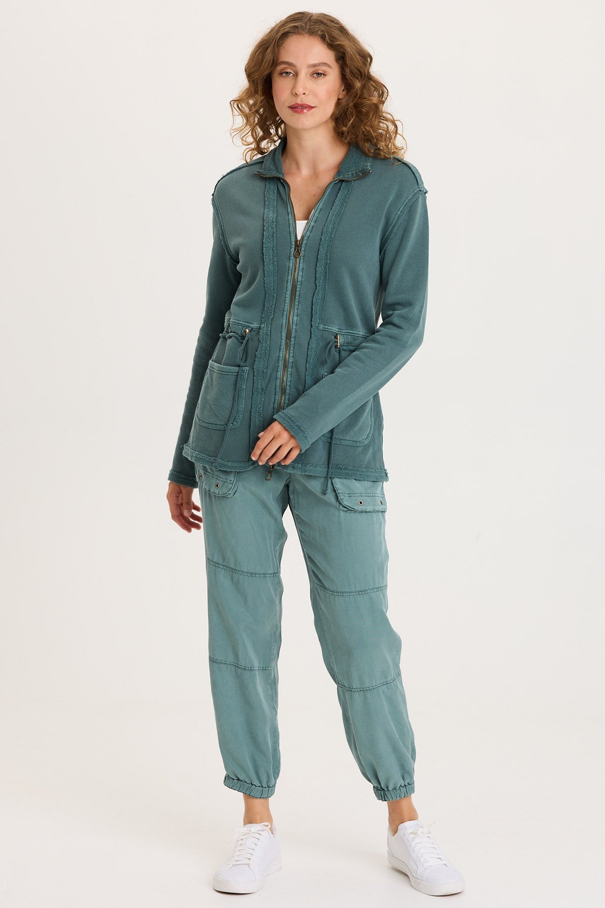 XCVI Lemont Cinchable Fleece Jacket 