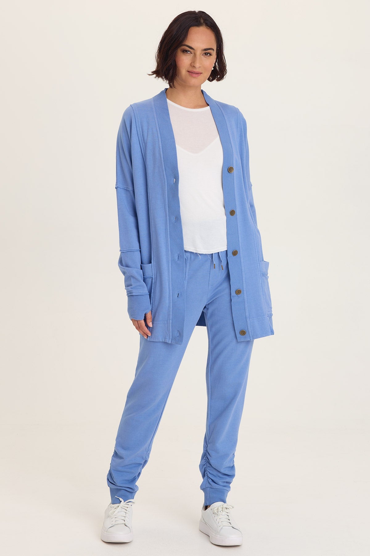 Wearables Trude Fleece Button-Up Cardigan 