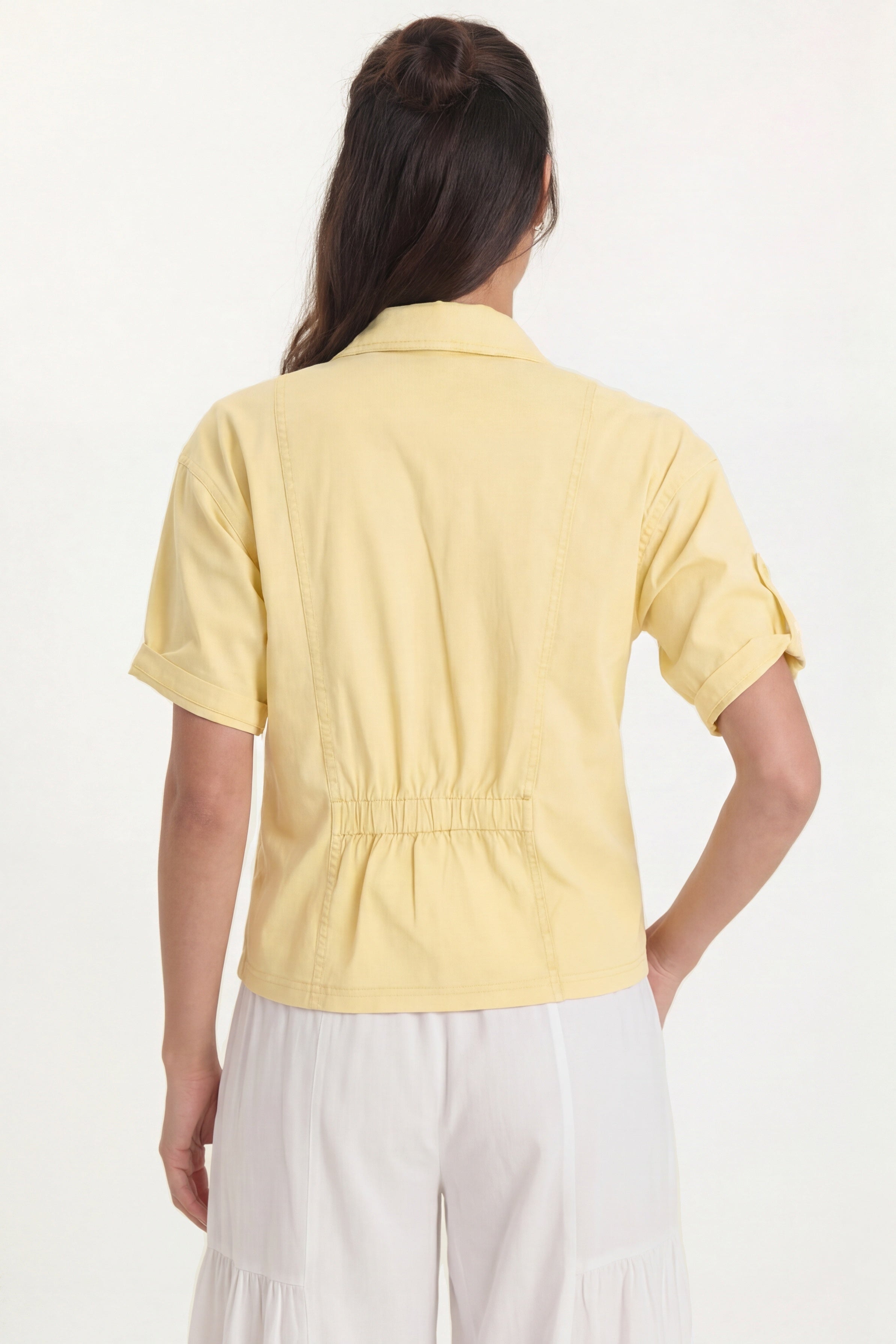 Wearables Tammen Dart Tucks Poplin Shacket 
