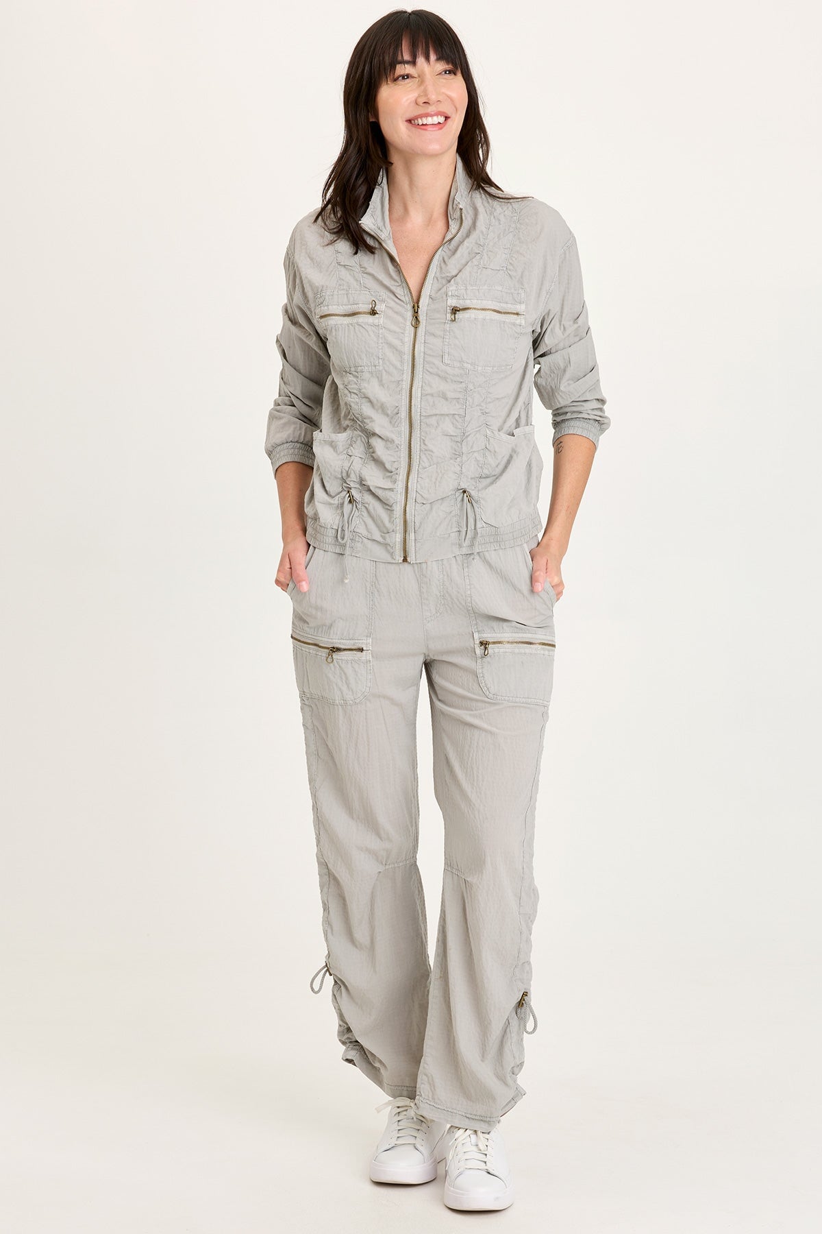 XCVI Trotter Textured Side Cinch Pant 