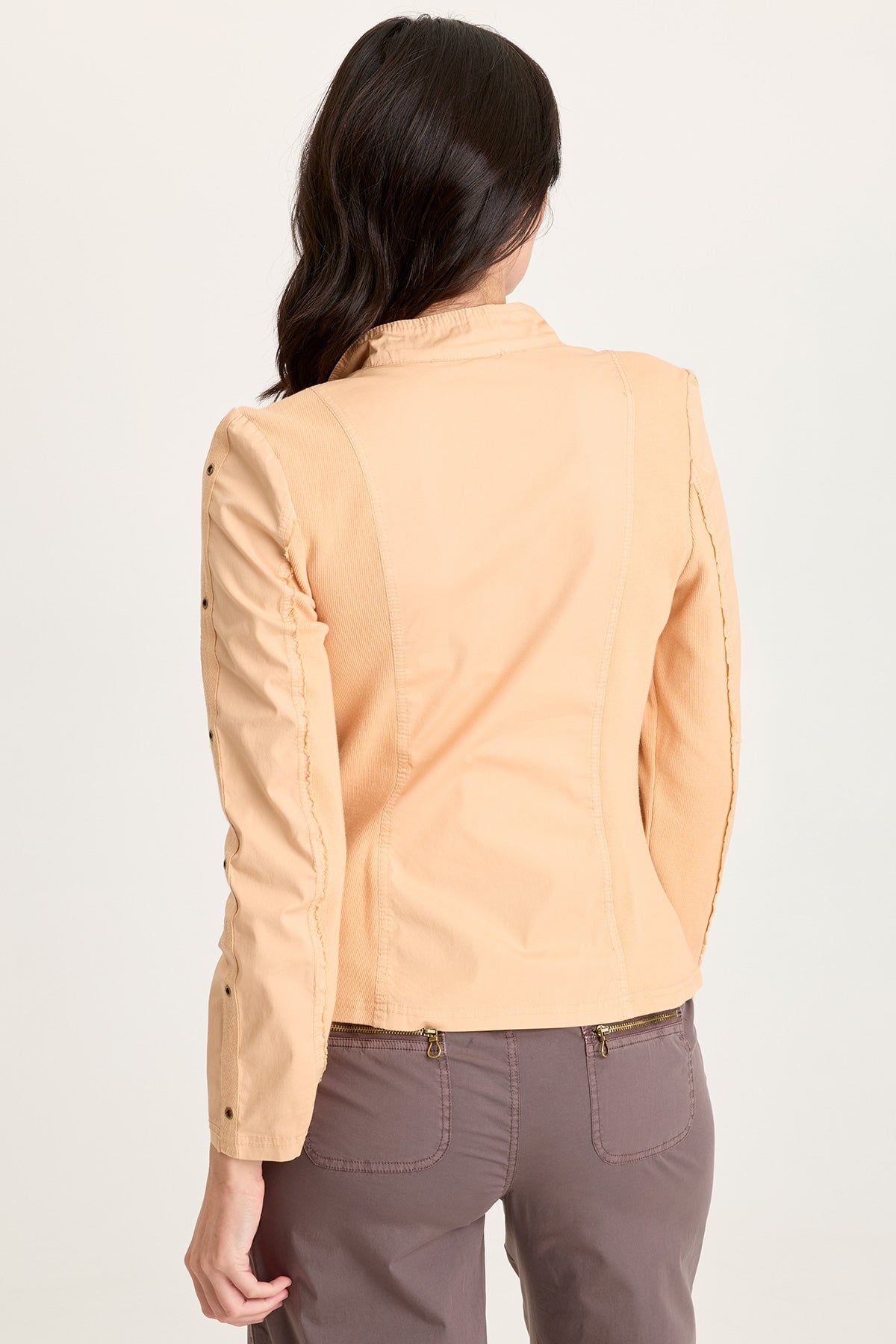 XCVI Murphy Poplin Fitted Zip-Up Jacket 