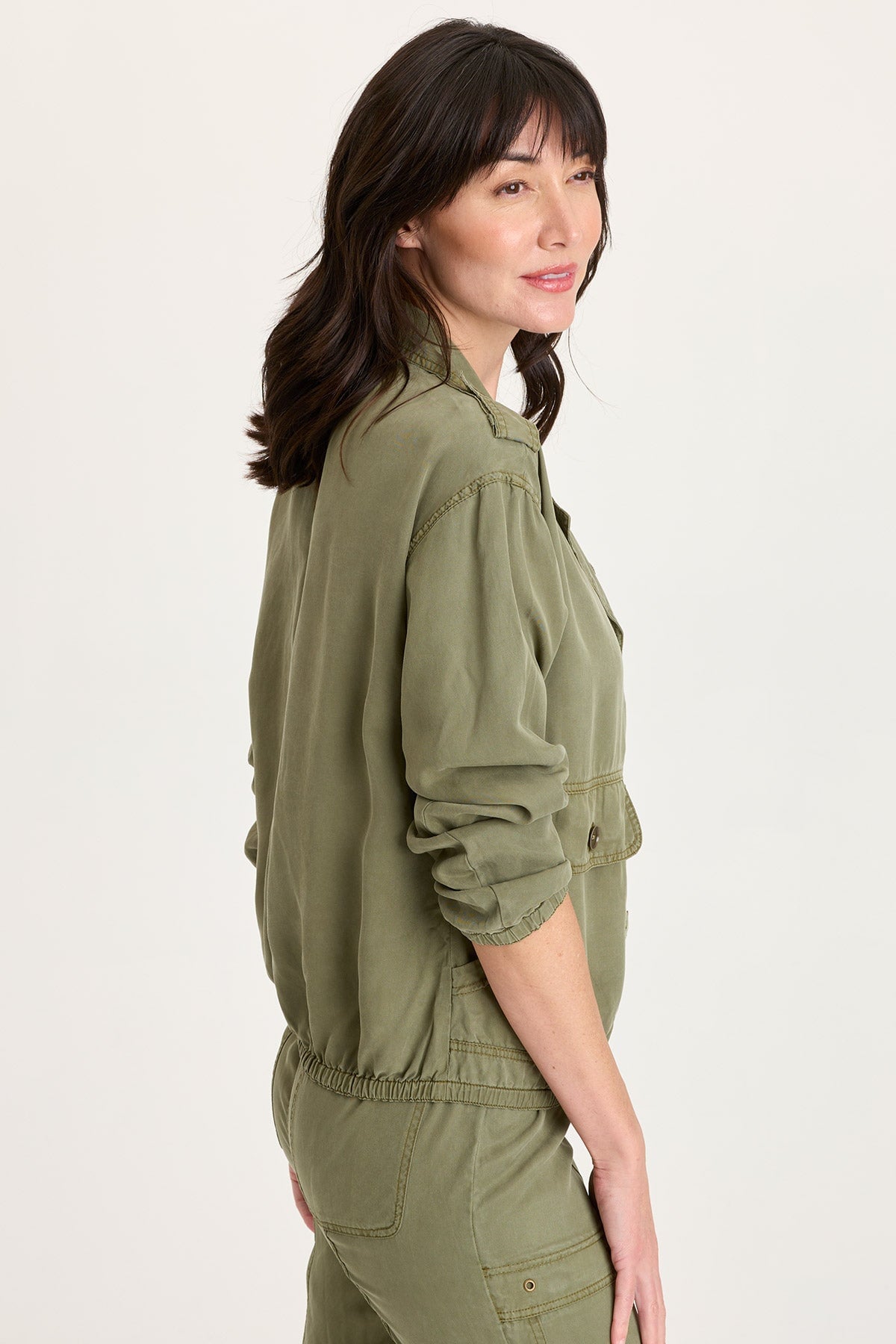 XCVI Miro Twill Bomber Jacket 