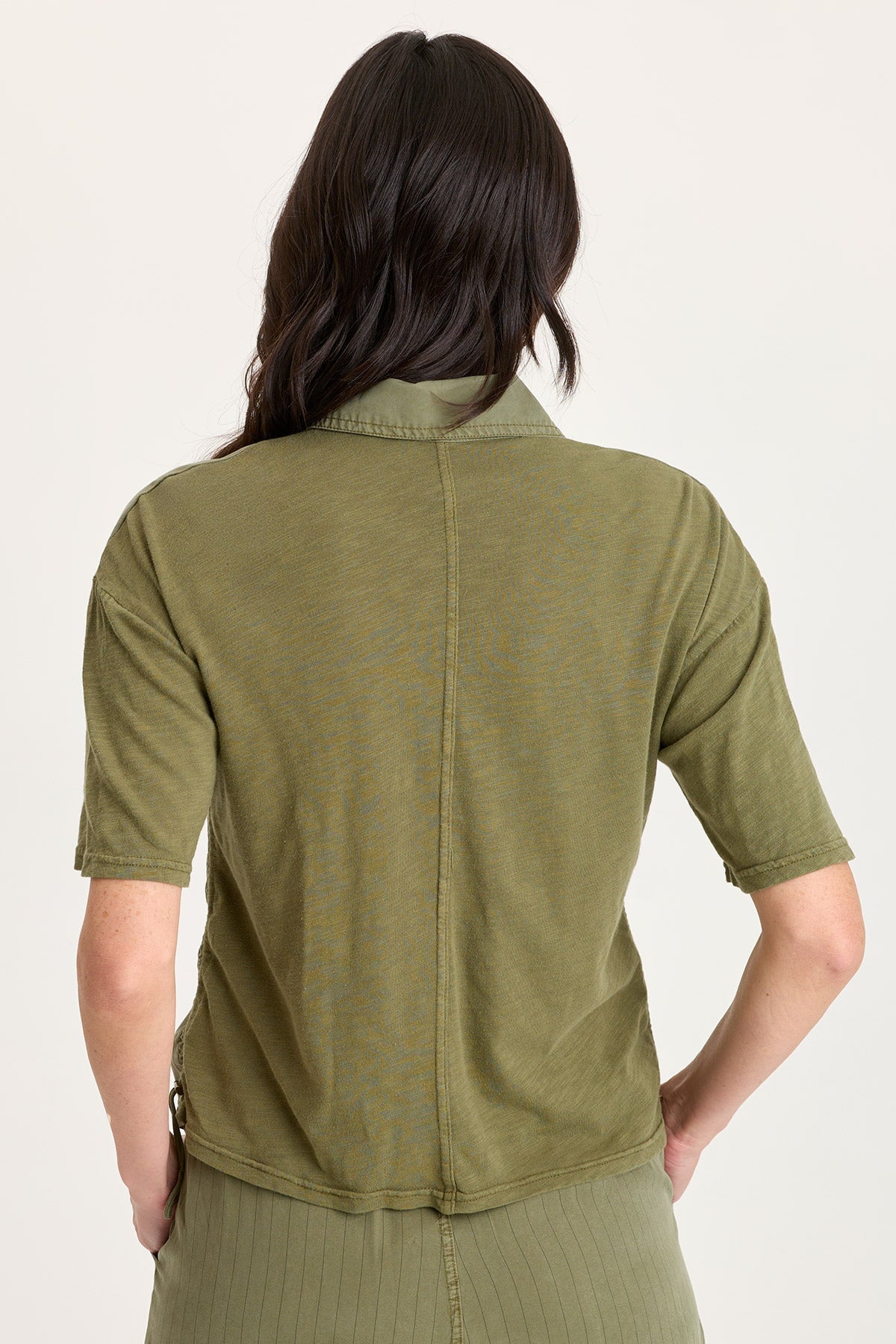 XCVI Kimbel Twill Classic Button-Up Top 