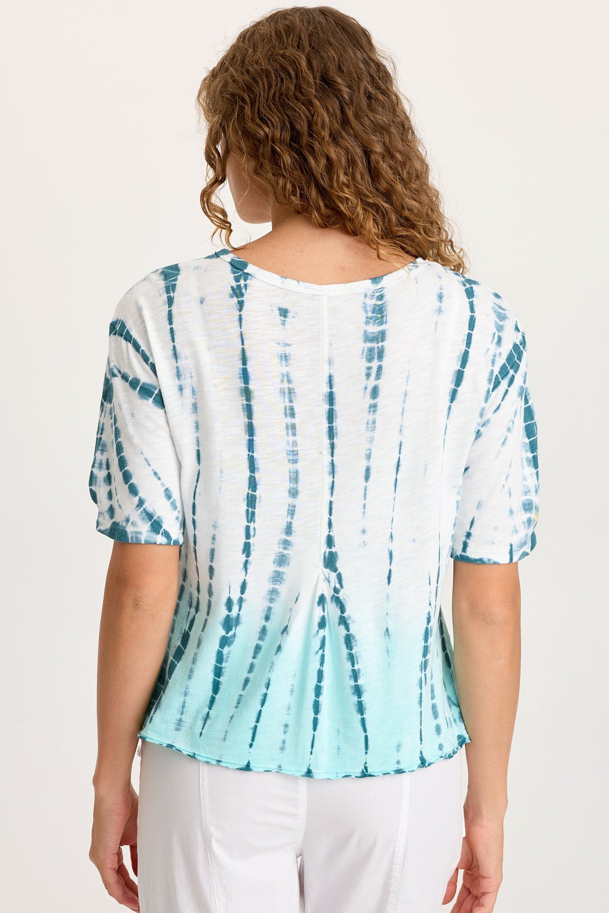 XCVI Esti Linen Short Sleeve Tee 