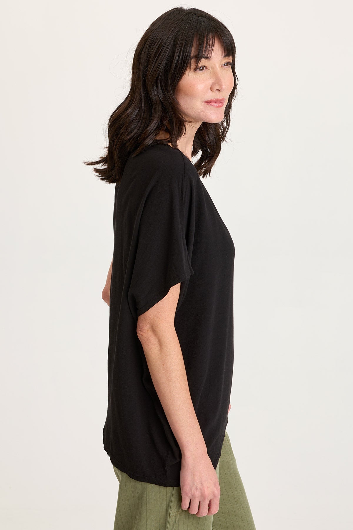 XCVI Helmi Asymmetrical Crepe Top 