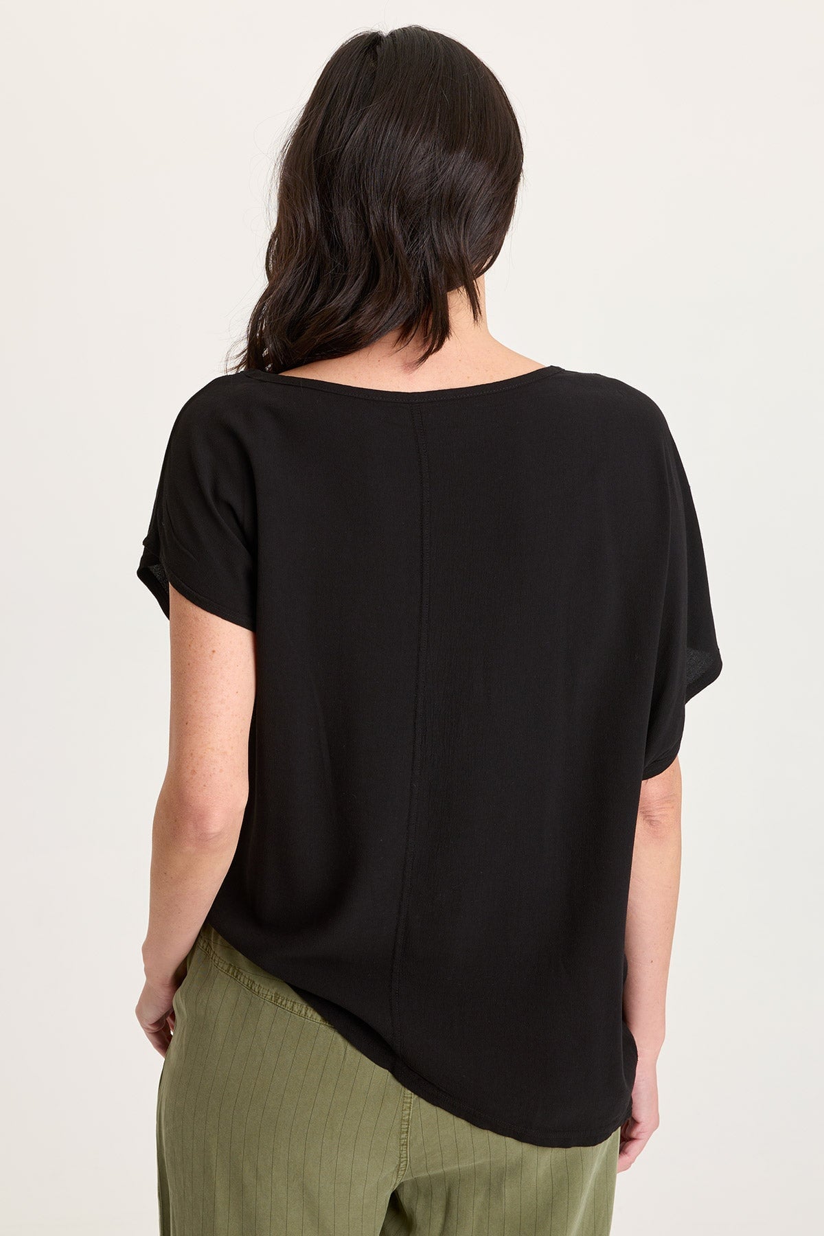 XCVI Helmi Asymmetrical Crepe Top 