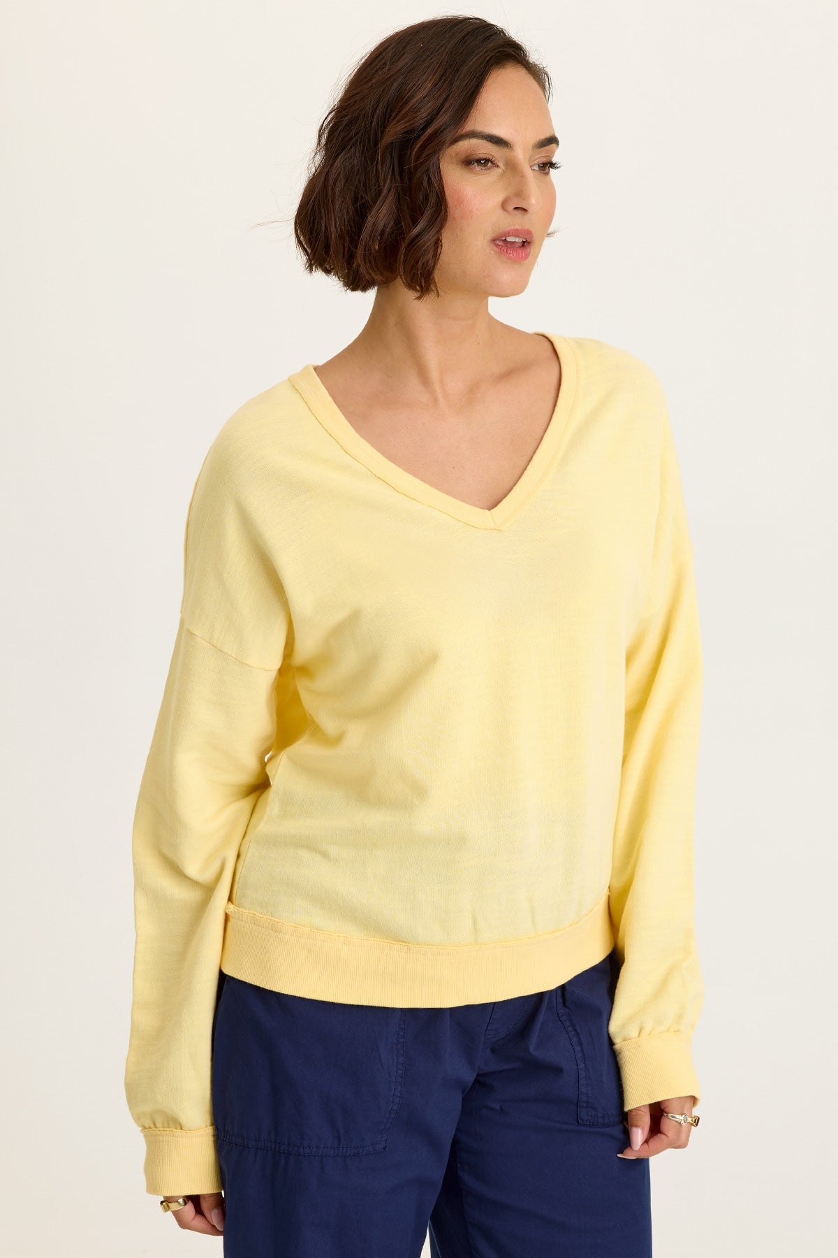 Wearables Rolin Terry V-Neck Pullover 