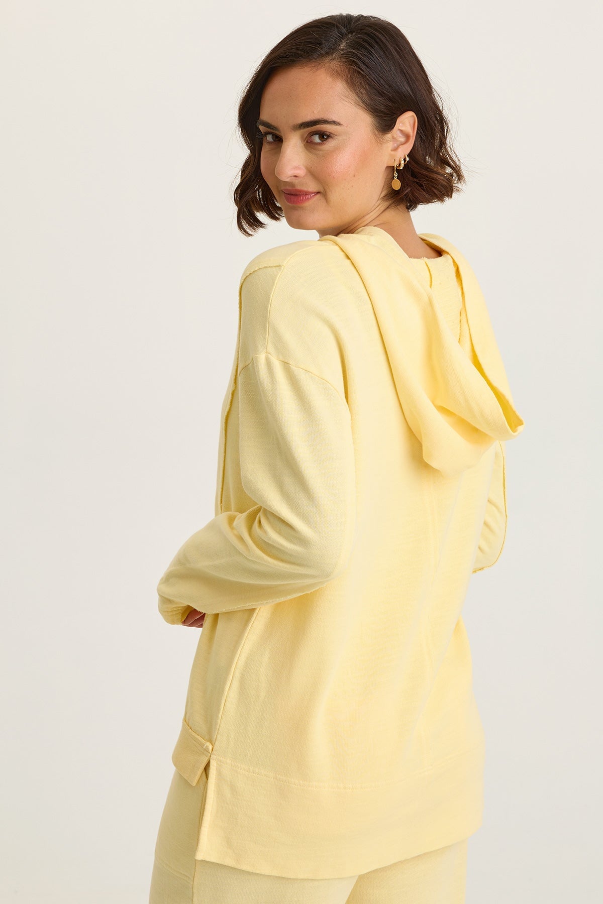 Wearables Luthor Terry V-Neck Hoodie 