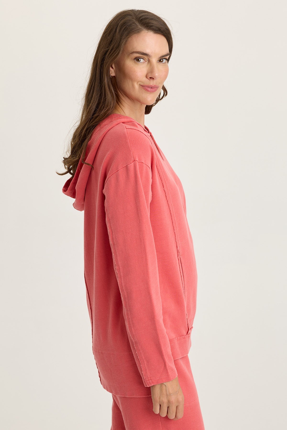 Wearables Rolin Terry Kangaroo Pocket V-Neck Hoodie