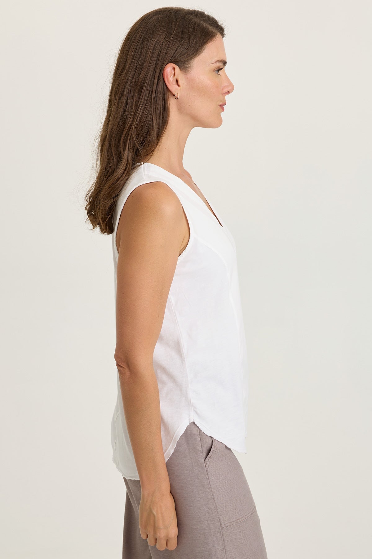 Wearables Nila Twill/Jersey V-Neck Tank 