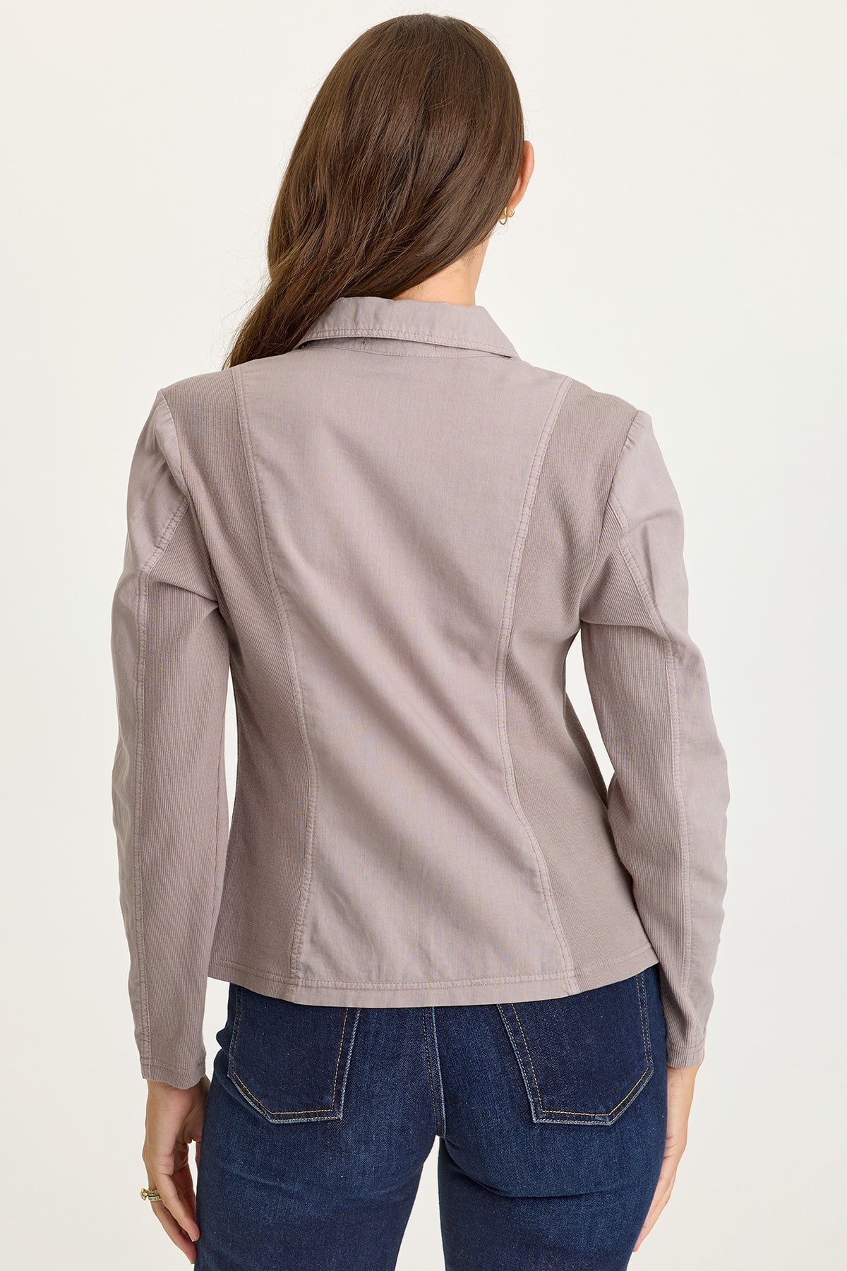 Wearables Brax Linen One-Button Blazer 