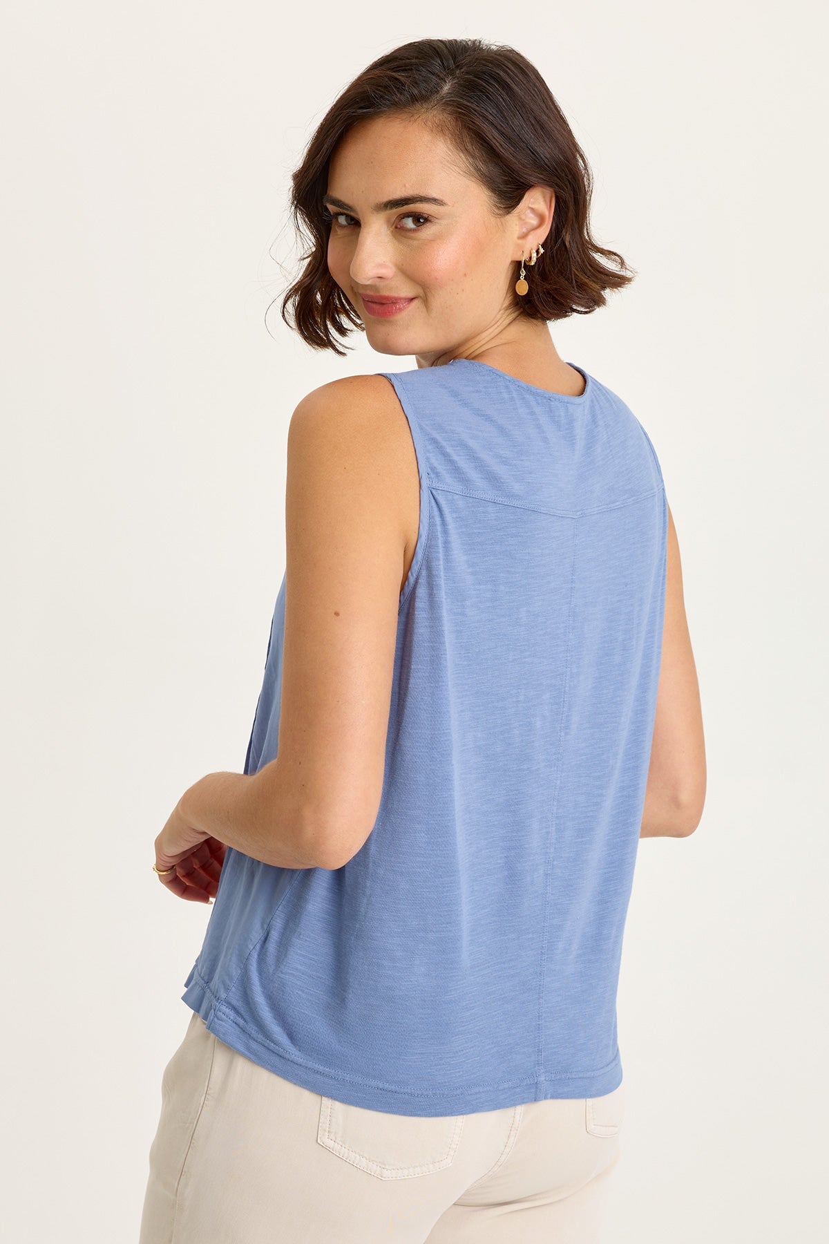 Wearables Jerilene Voile Pintuck Tank 