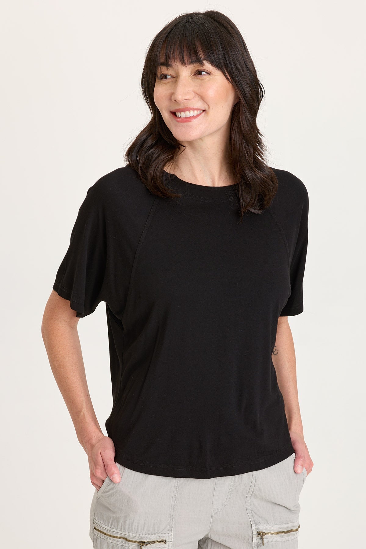 XCVI Lester Jersey Raglan Tee 