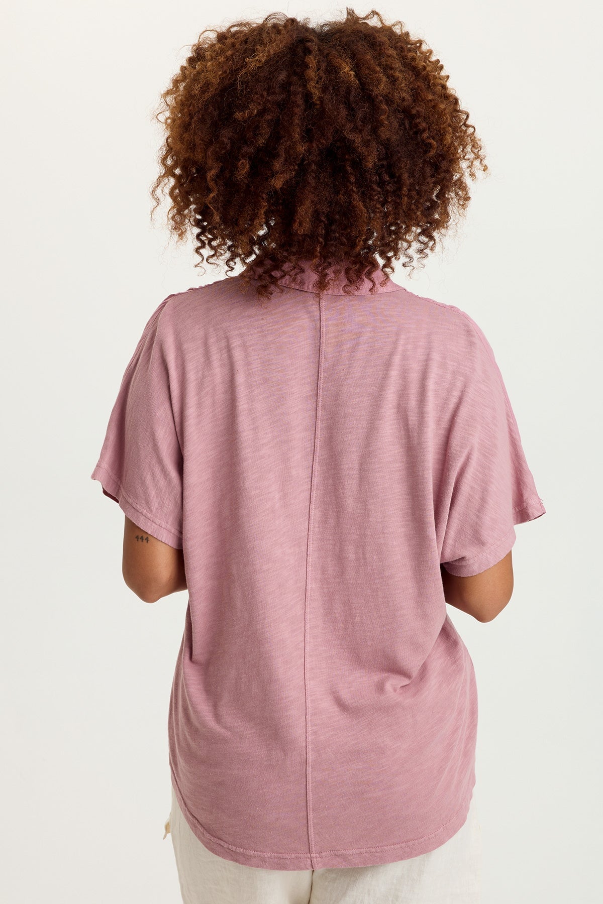 XCVI Quilla Linen Collared Top 