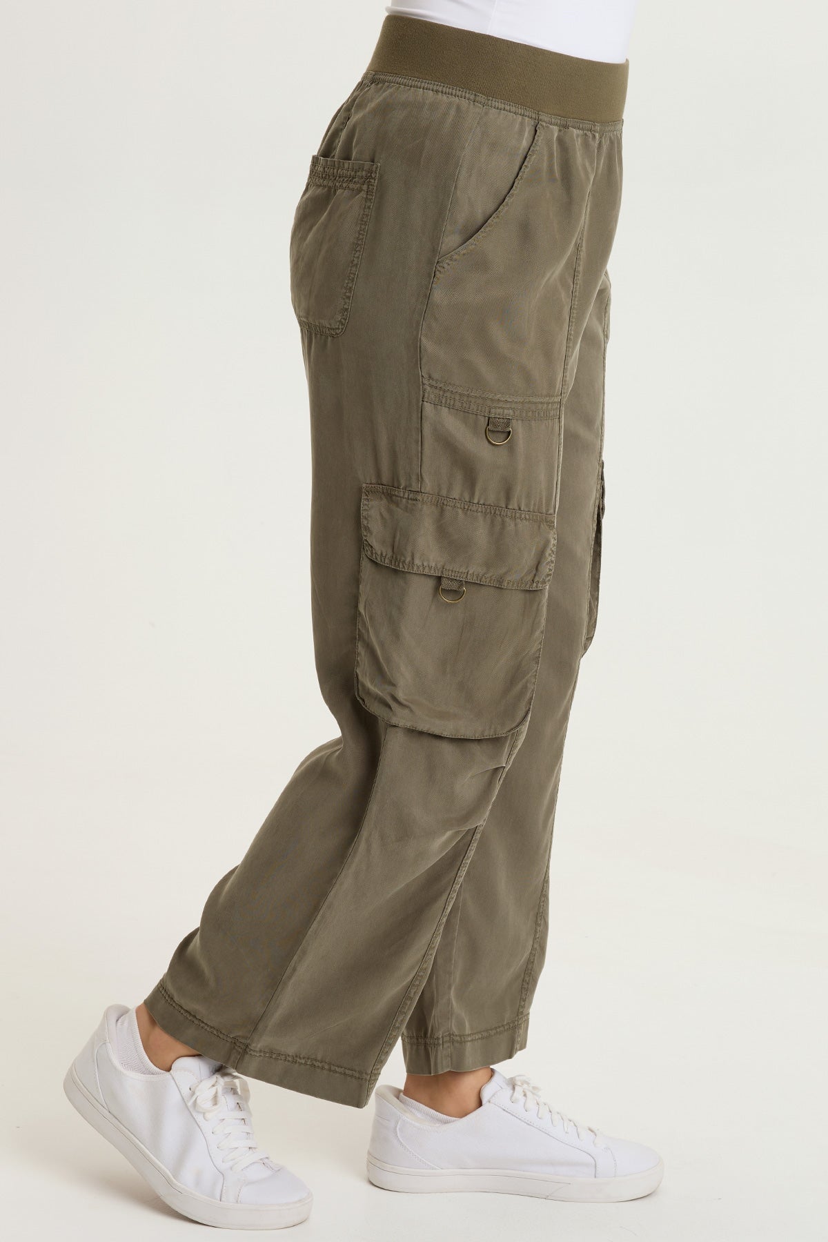 XCVI Radnor Twill Cargo Crop 