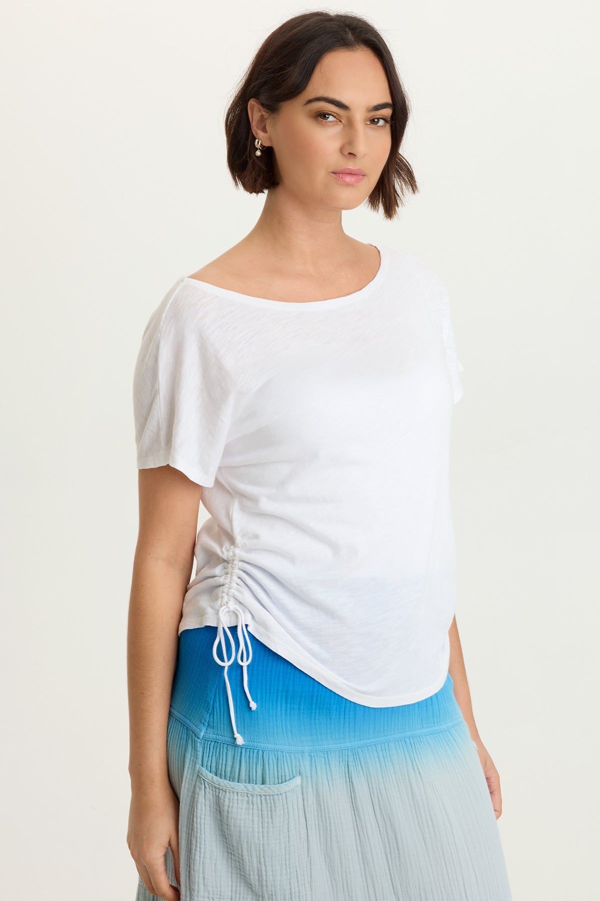 XCVI Cohn Jersey Boatneck Tee 