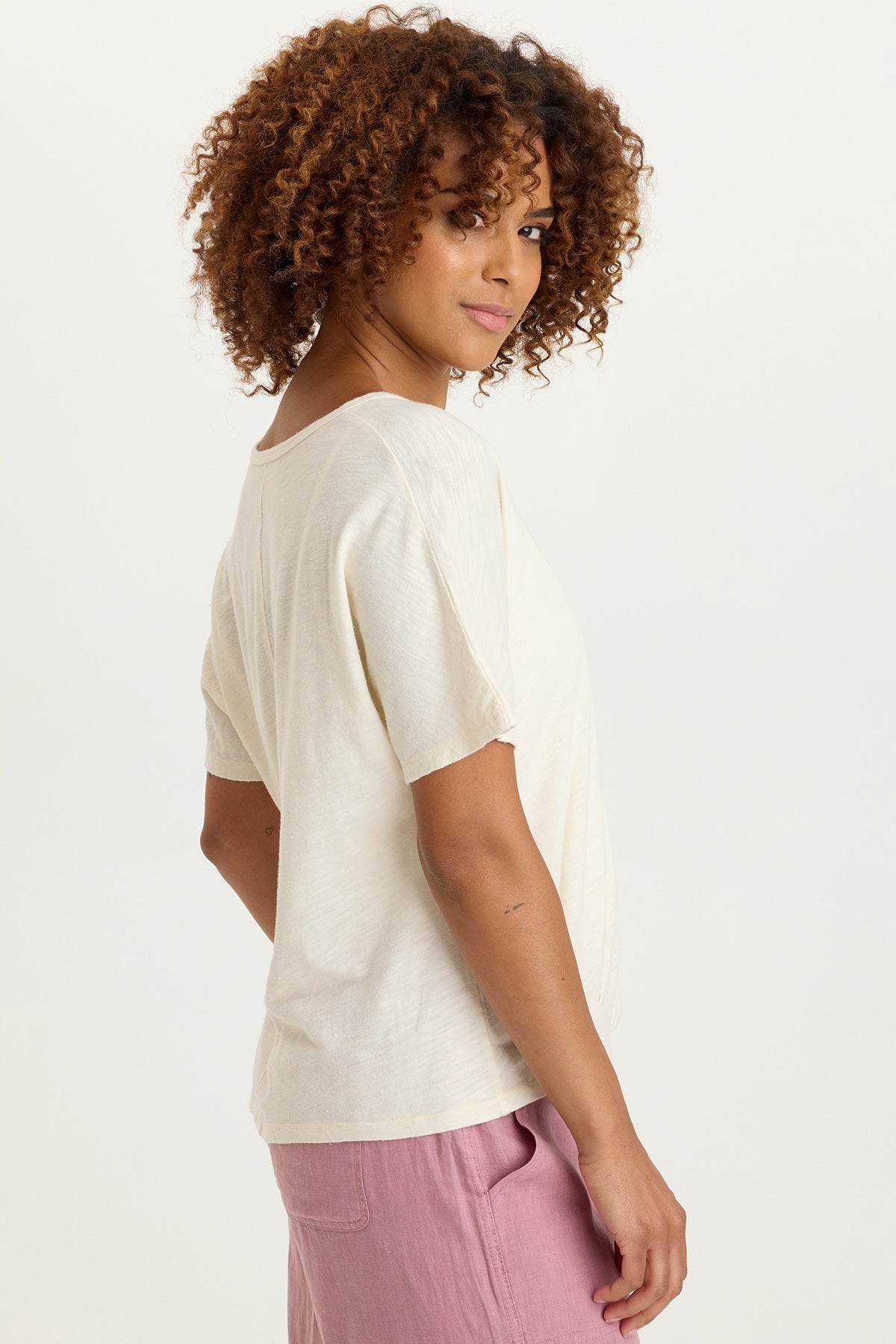 XCVI Anshel Jersey Wave Hem Tee 