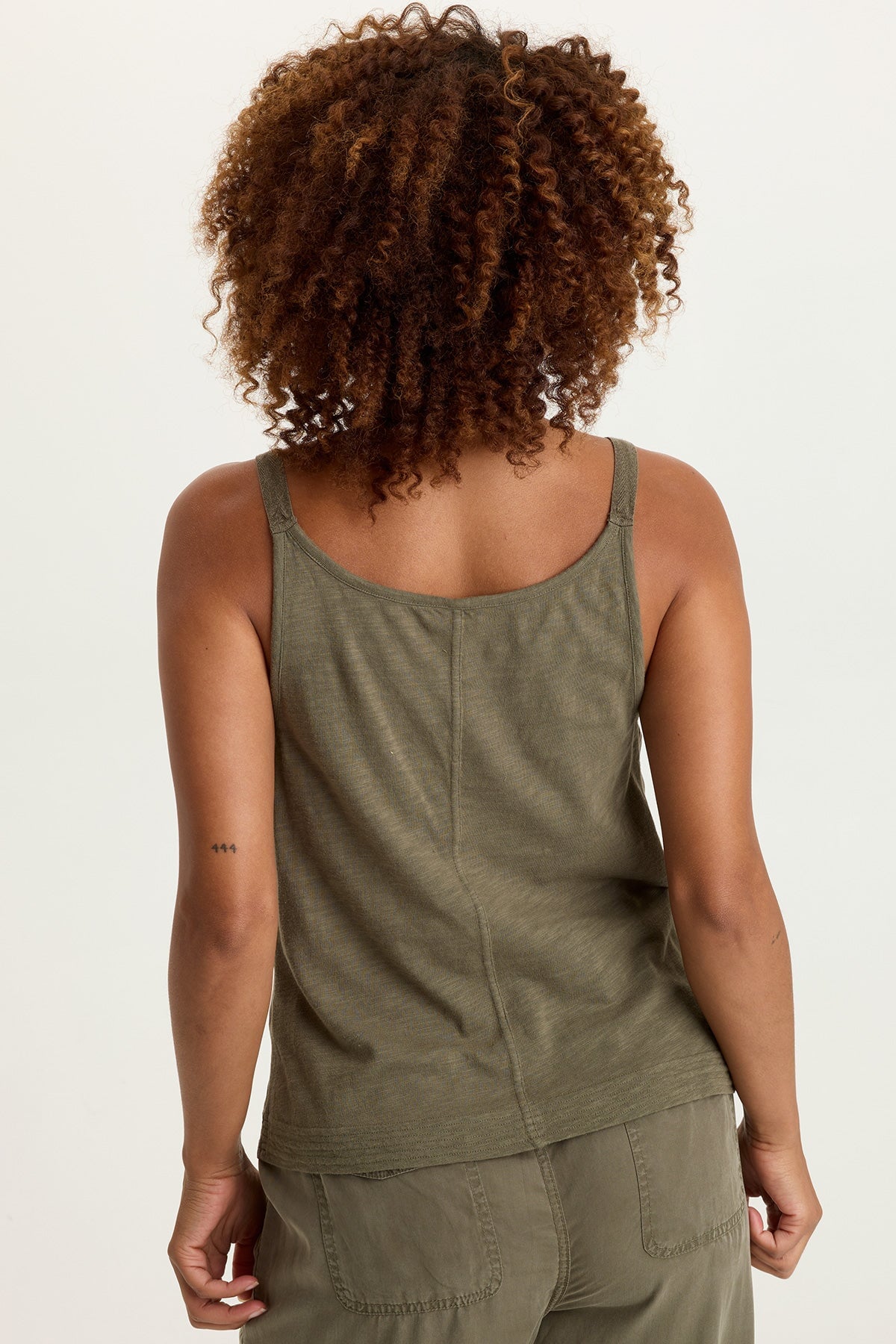 XCVI Faizon Twill Buckle Straps Tank 