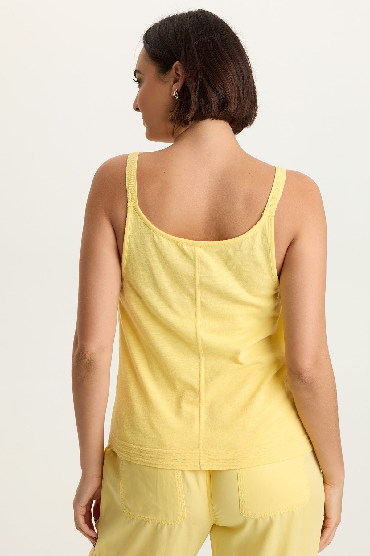 XCVI Faizon Twill Buckle Straps Tank 