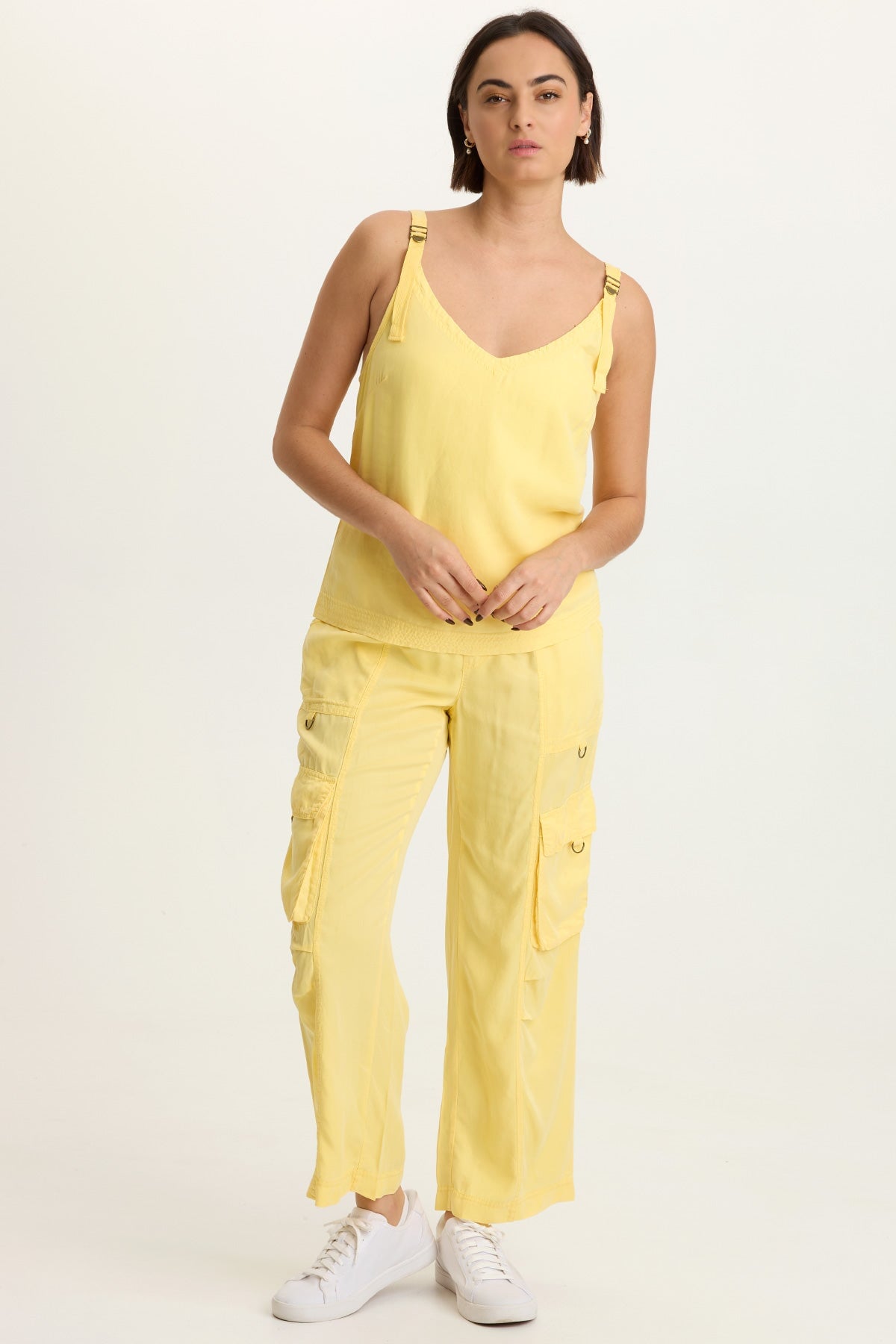 XCVI Radnor Twill Cargo Crop 
