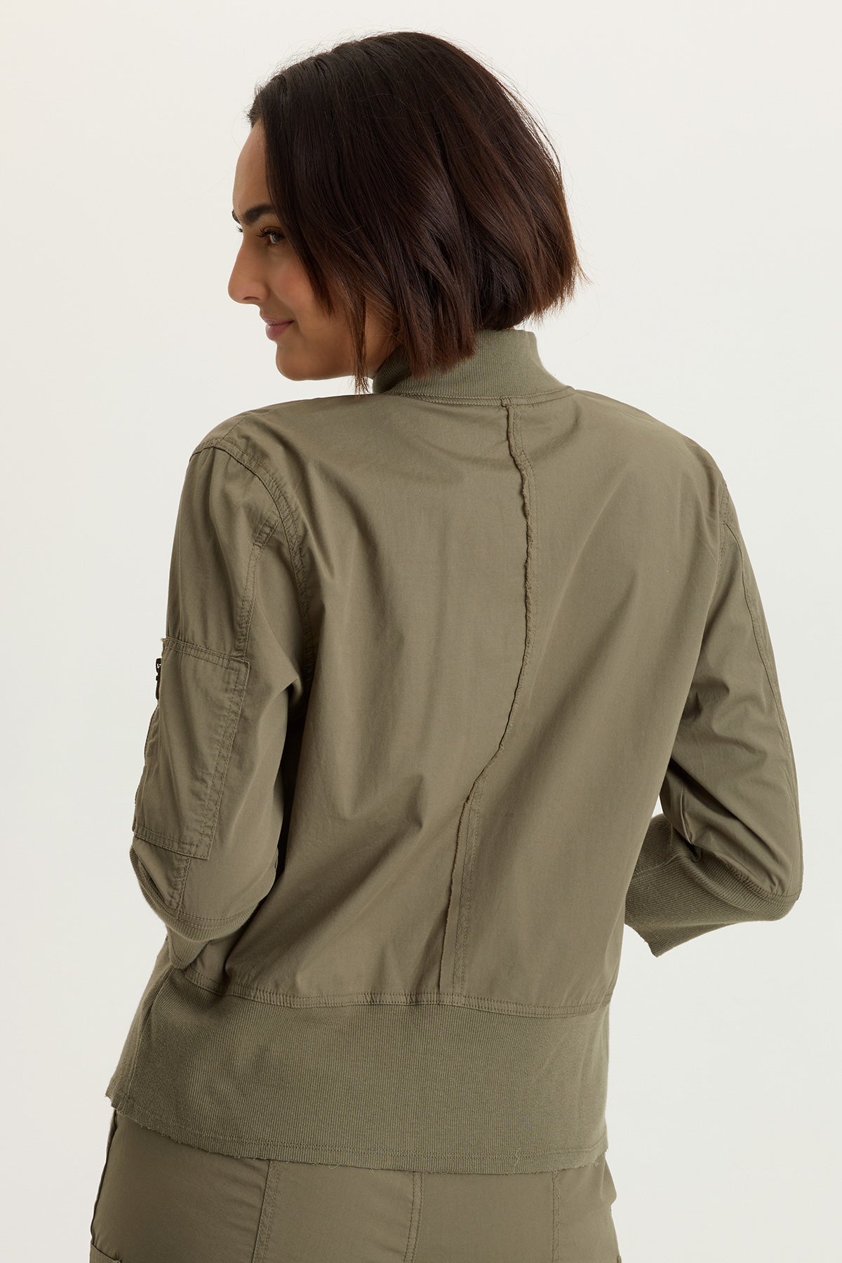 XCVI Kevone Poplin Bomber Jacket 
