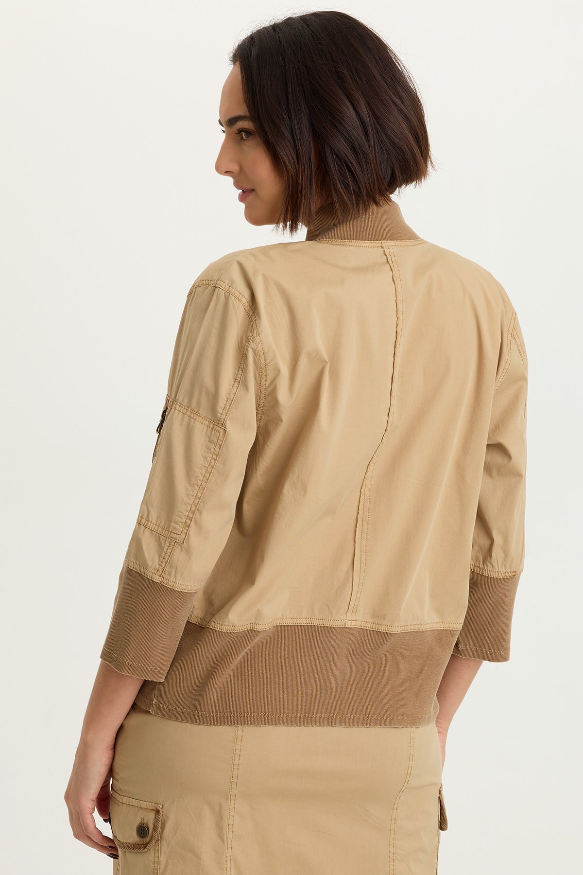 XCVI Kevone Poplin Bomber Jacket 