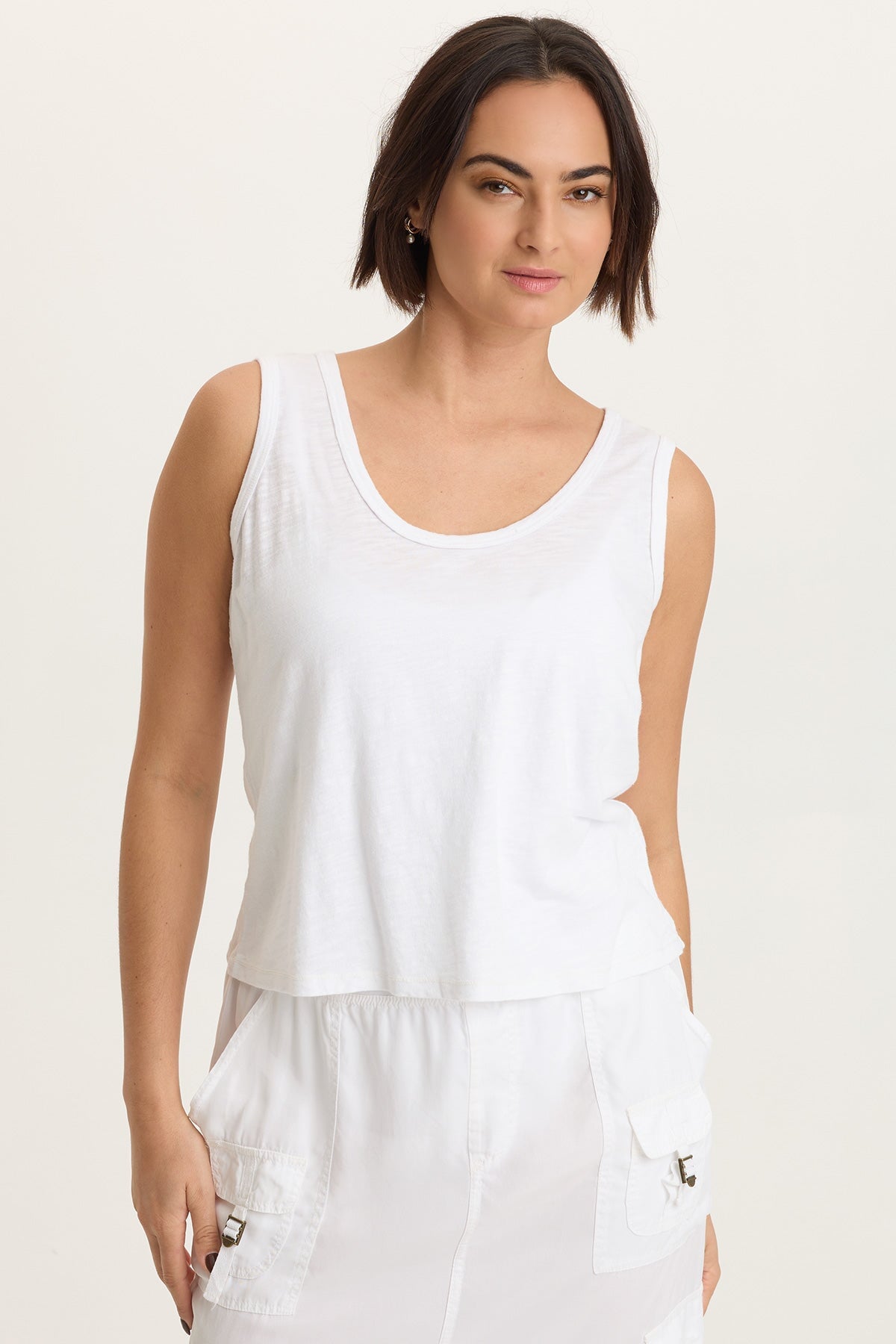 XCVI Etano Jersey Scoop Neck Tank 